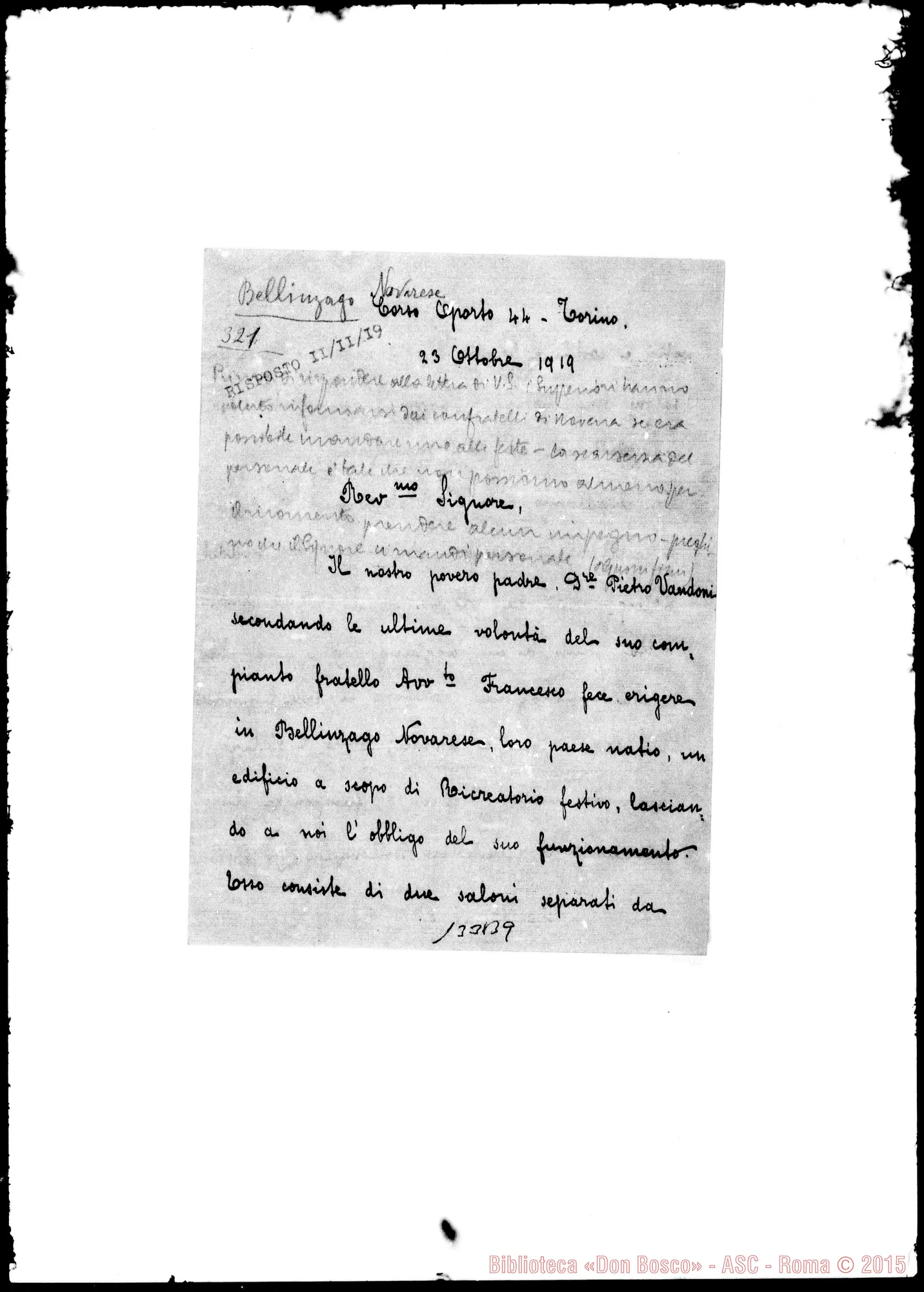 Fotogramma B 9 — Lucrezia Maria E Francesco Vandoni-Rinaldi