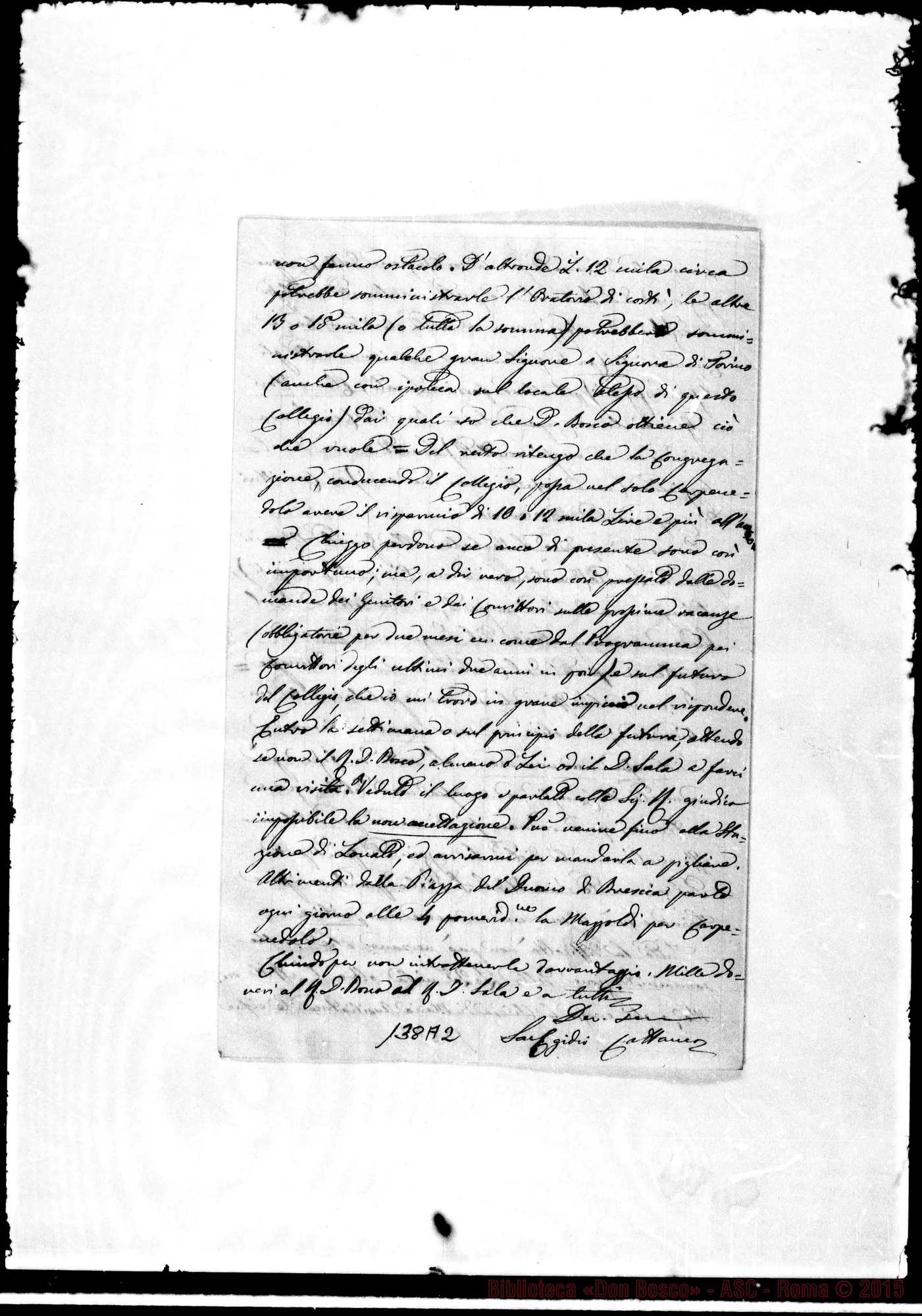 Fotogramma A 2 — Egidio Cattaneo-Egregio Signore