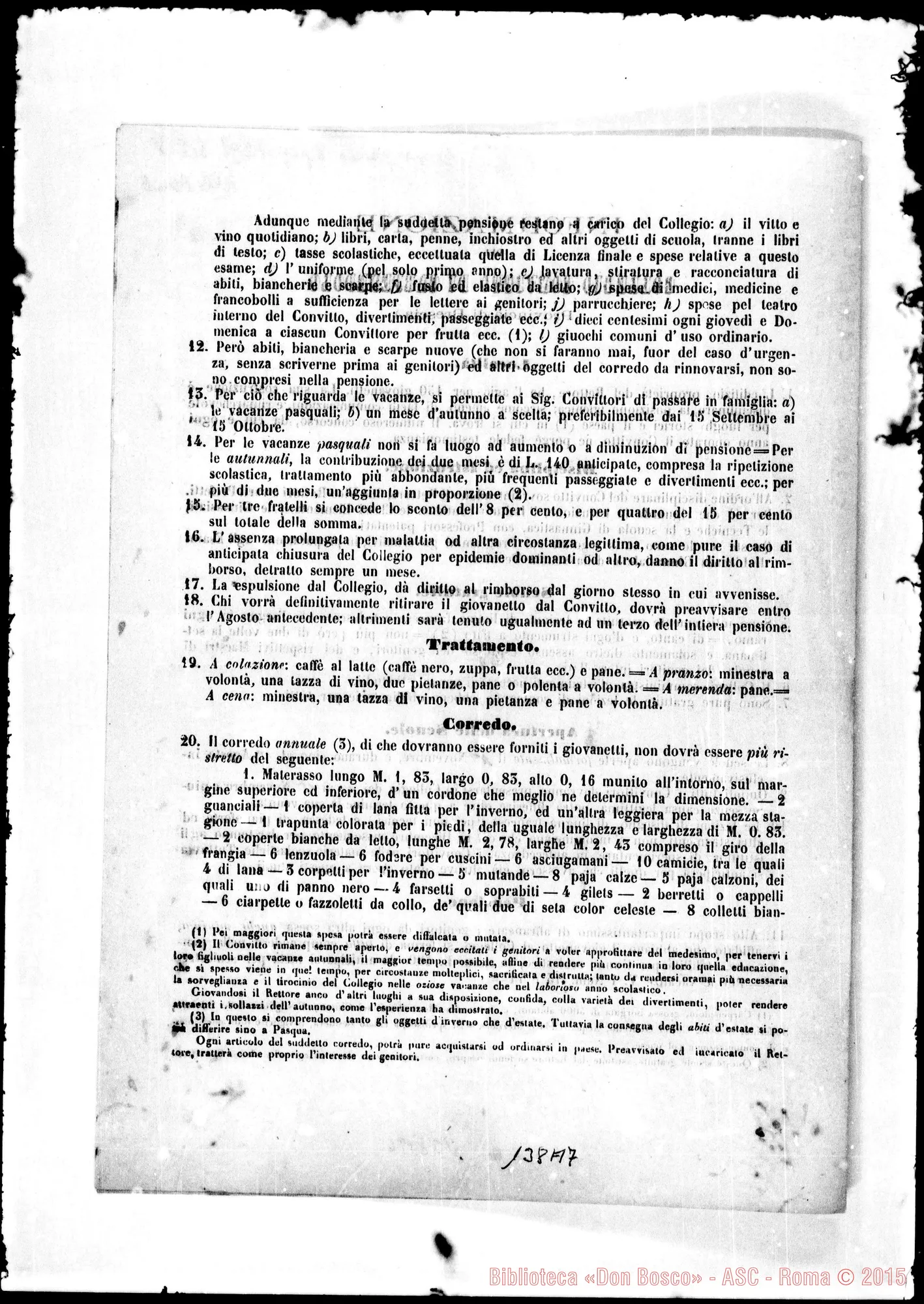 Fotogramma A 7 — Informazione del Collegio Convitto di Carpenedolo