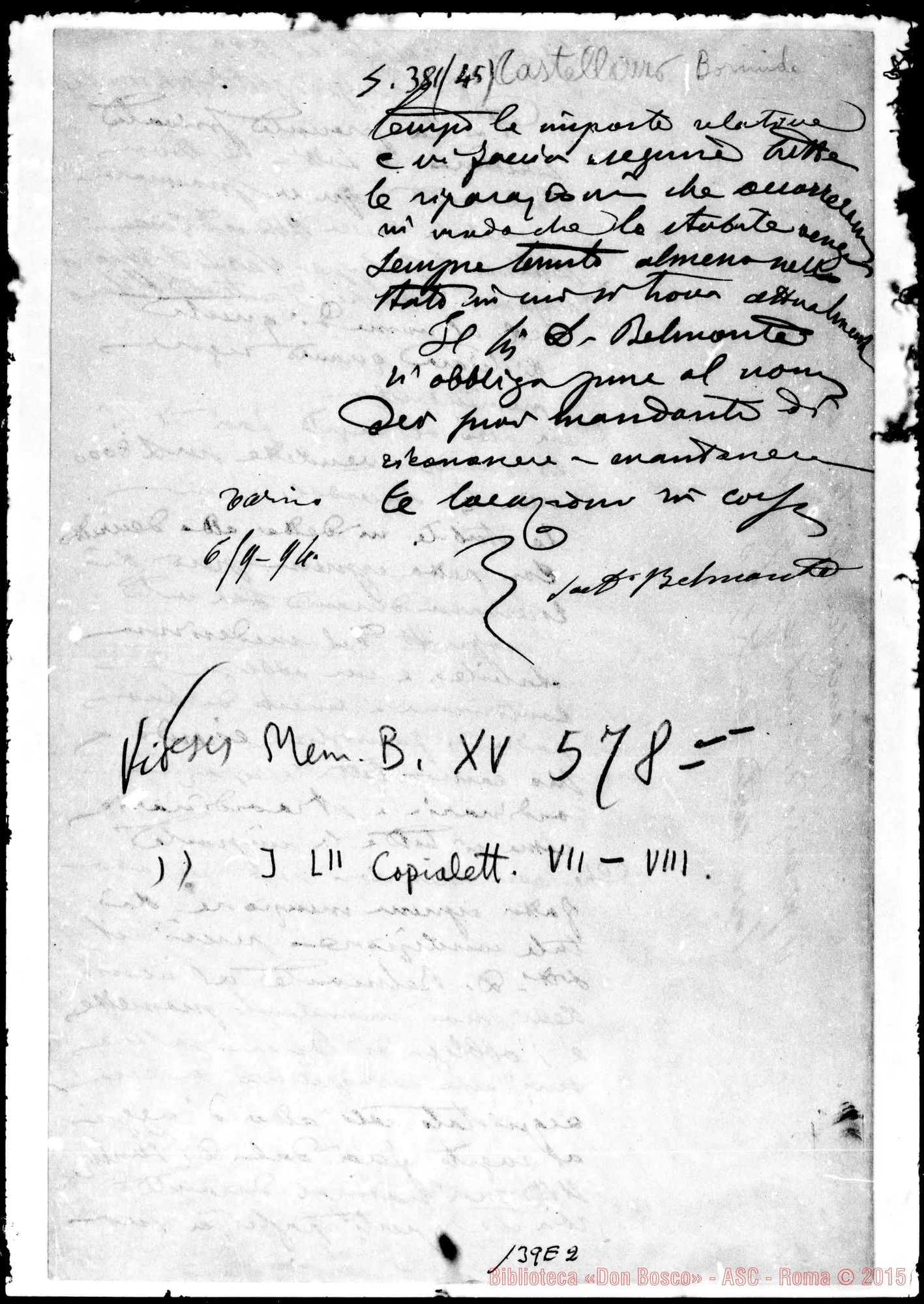 Fotogramma E 2 — Belmonte-Panizza
