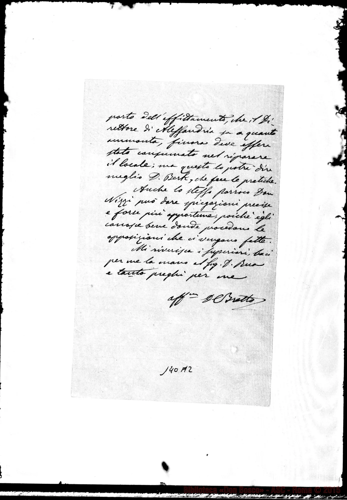 Fotogramma A 2 — Bretto-Gusmano