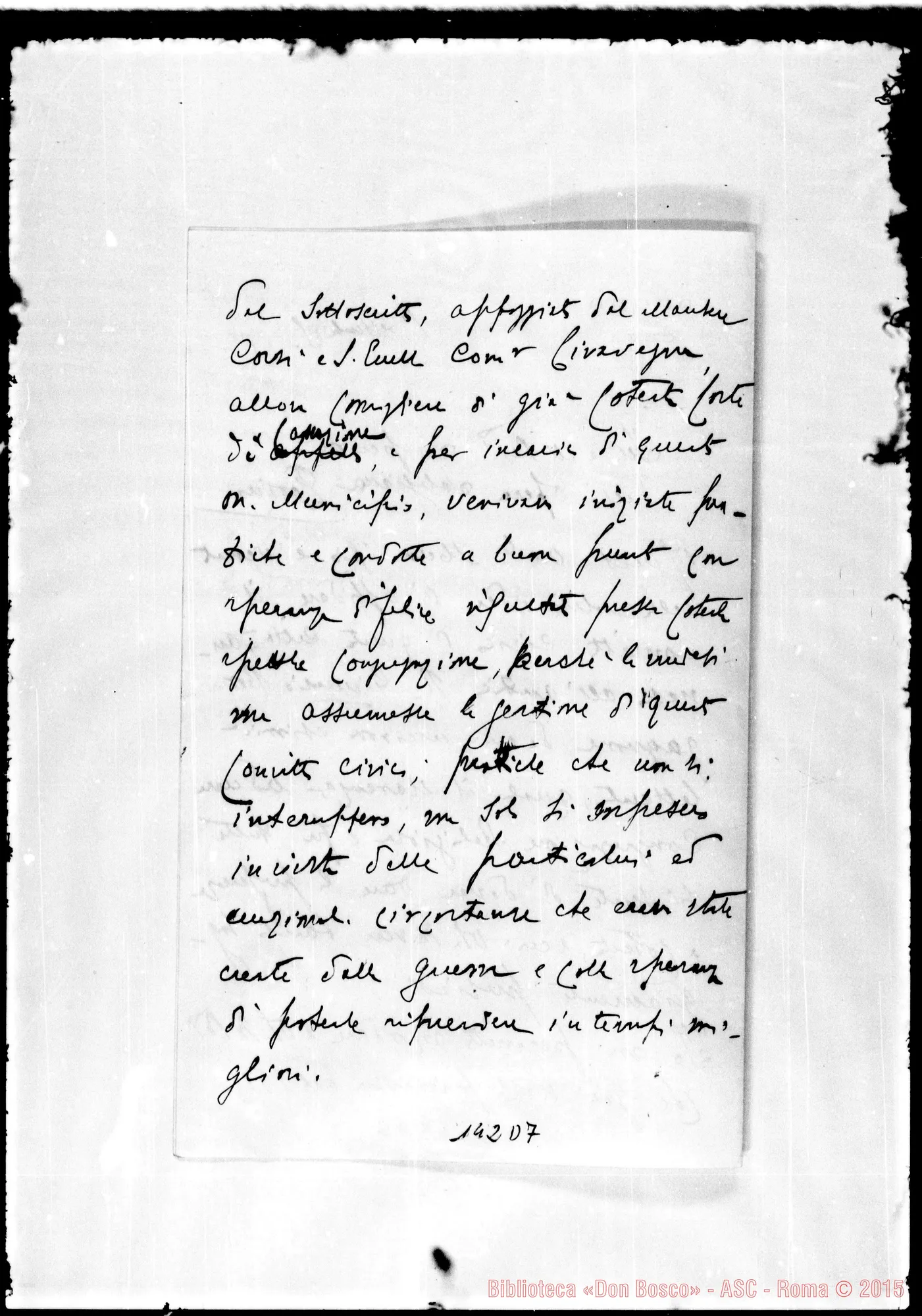 Fotogramma D 7 — Gallo, Are. Victor-Rettor Maggiore