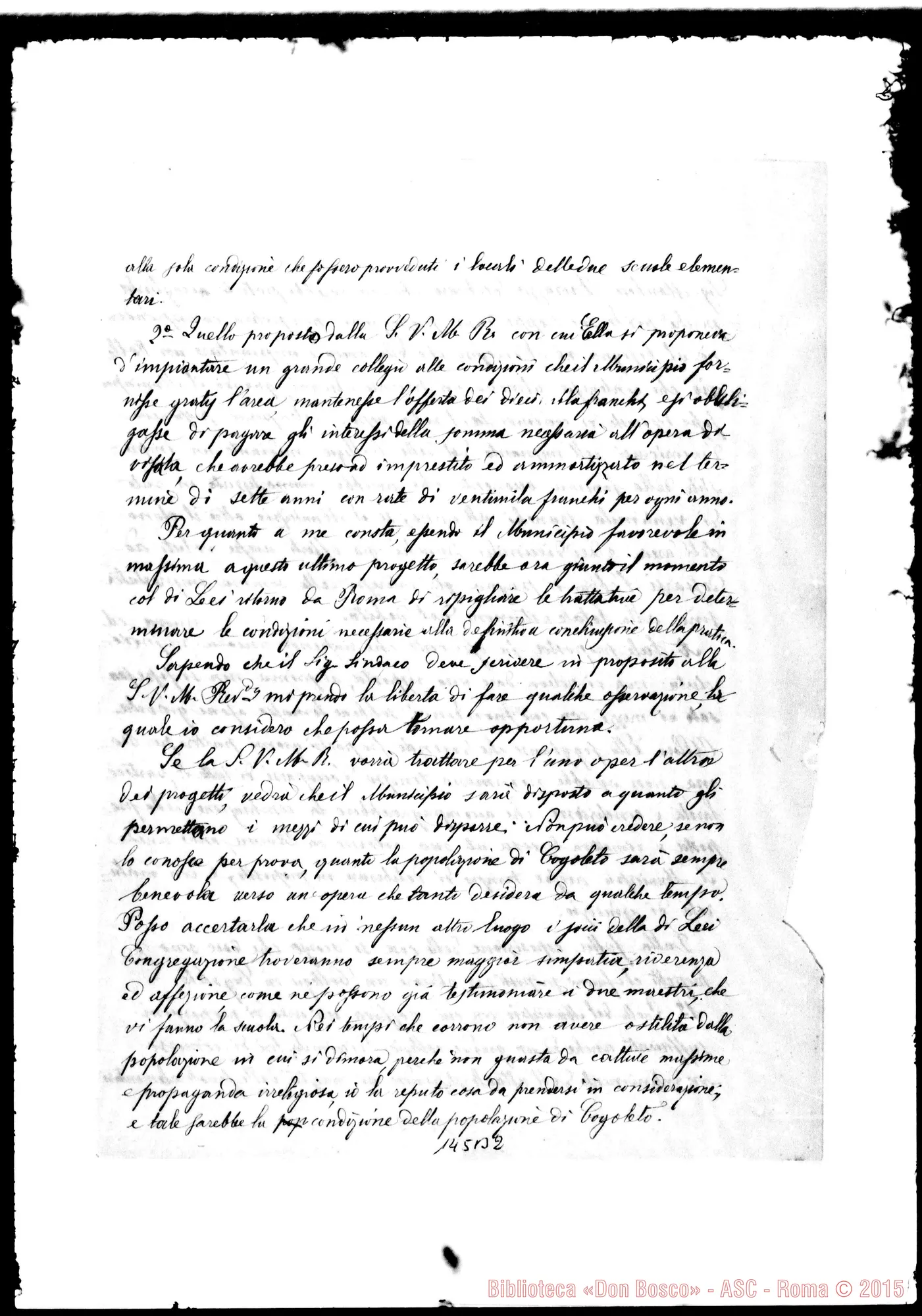 Fotogramma B 2 — Giuseppe Scarrone-Rev.mo Signore