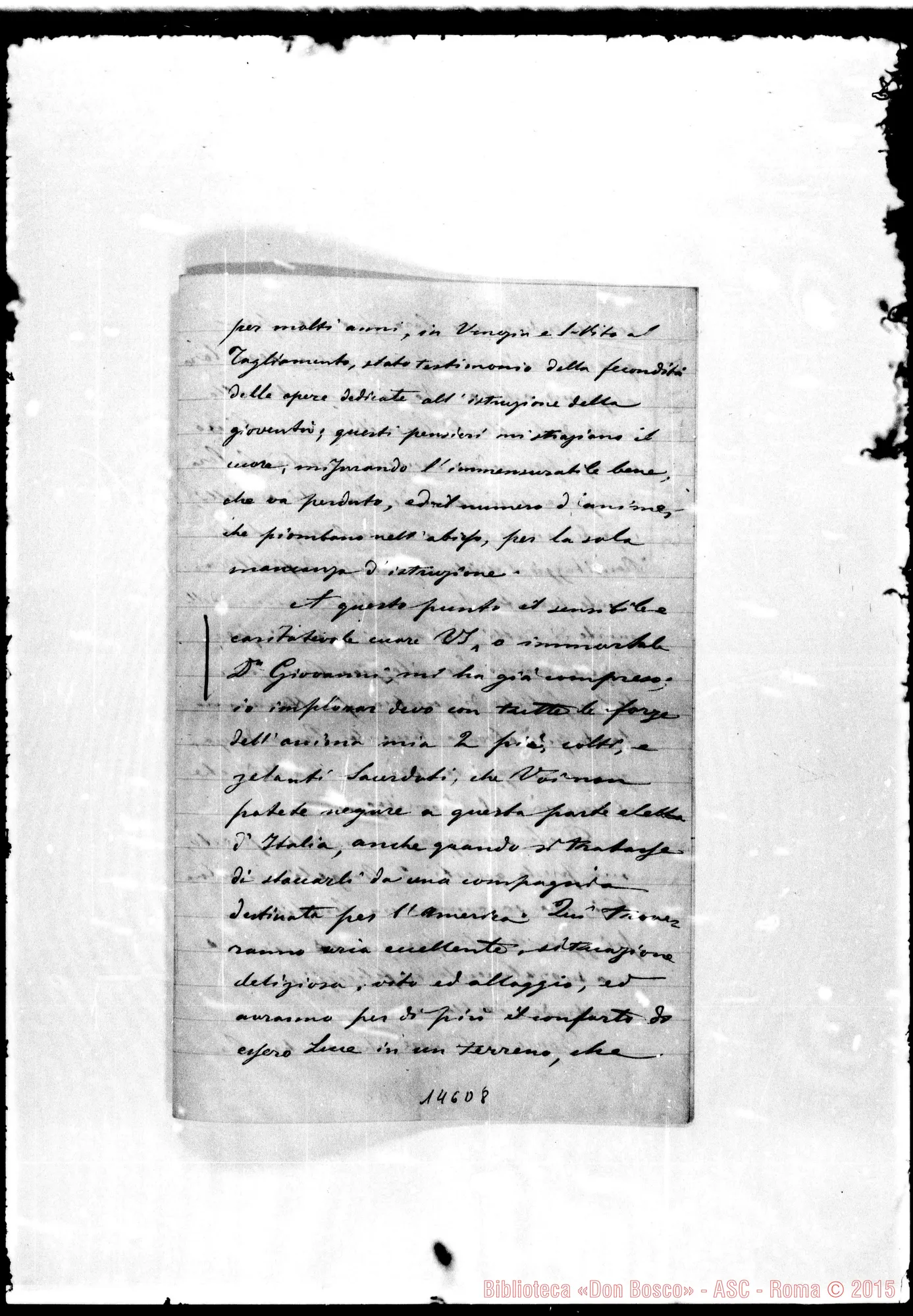 Fotogramma D 8 — Cosenza: Corrispond.: Giovanni Tretti-Bosco