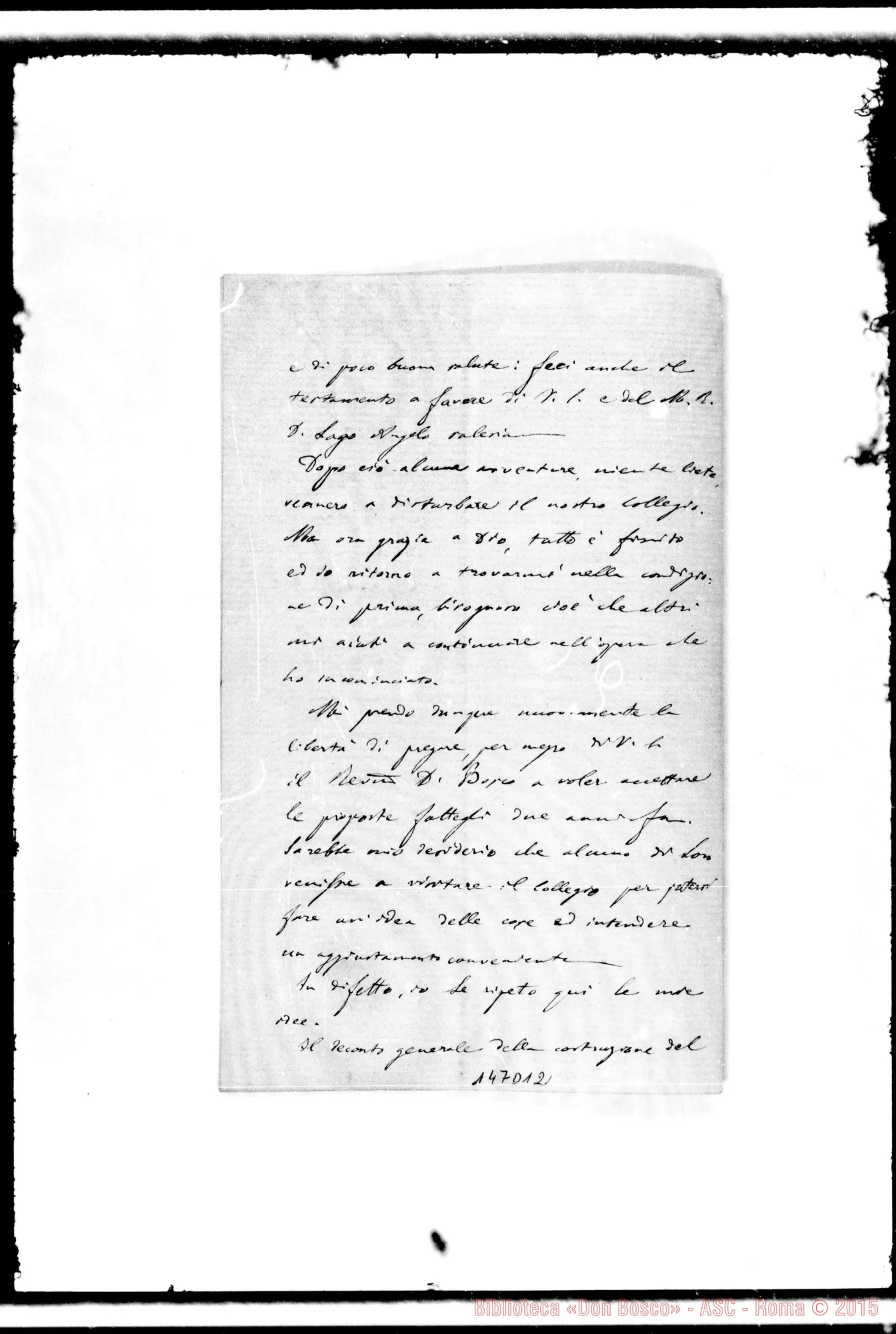 Fotogramma D 12 — Peano-lll.mo Signore