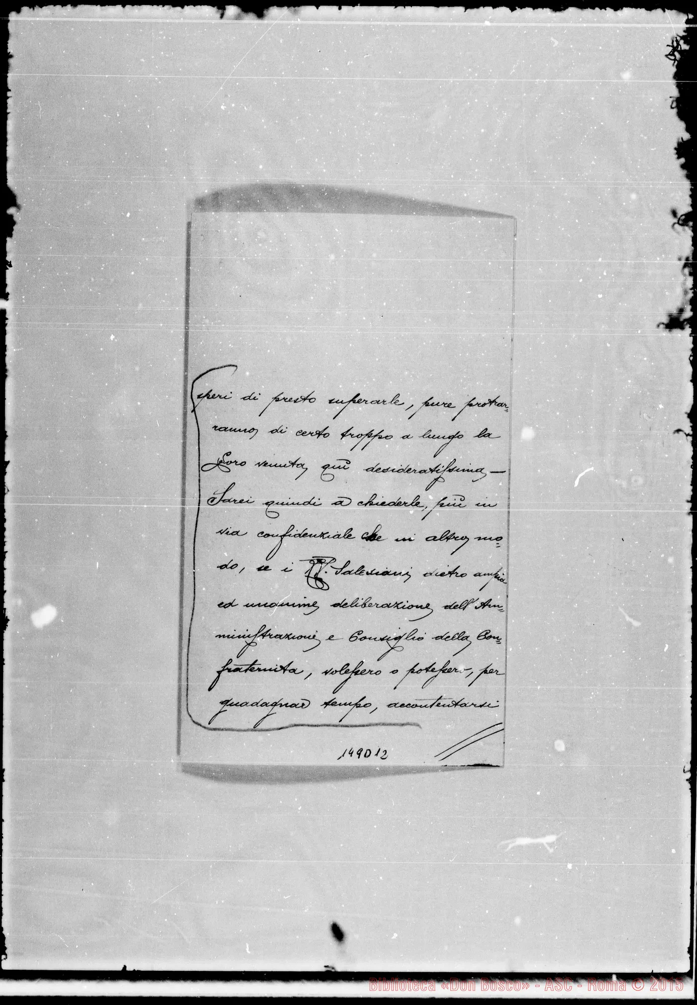 Fotogramma D 12 — Luigi Fasce-Molto Rev.do Signore