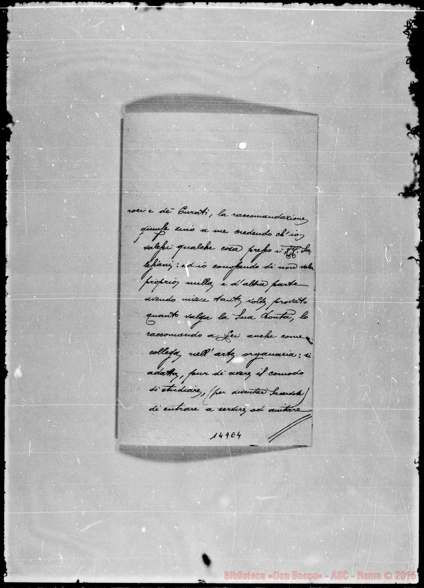 Fotogramma E 4 — Luigi Fasce-Molto Rev.do Signore