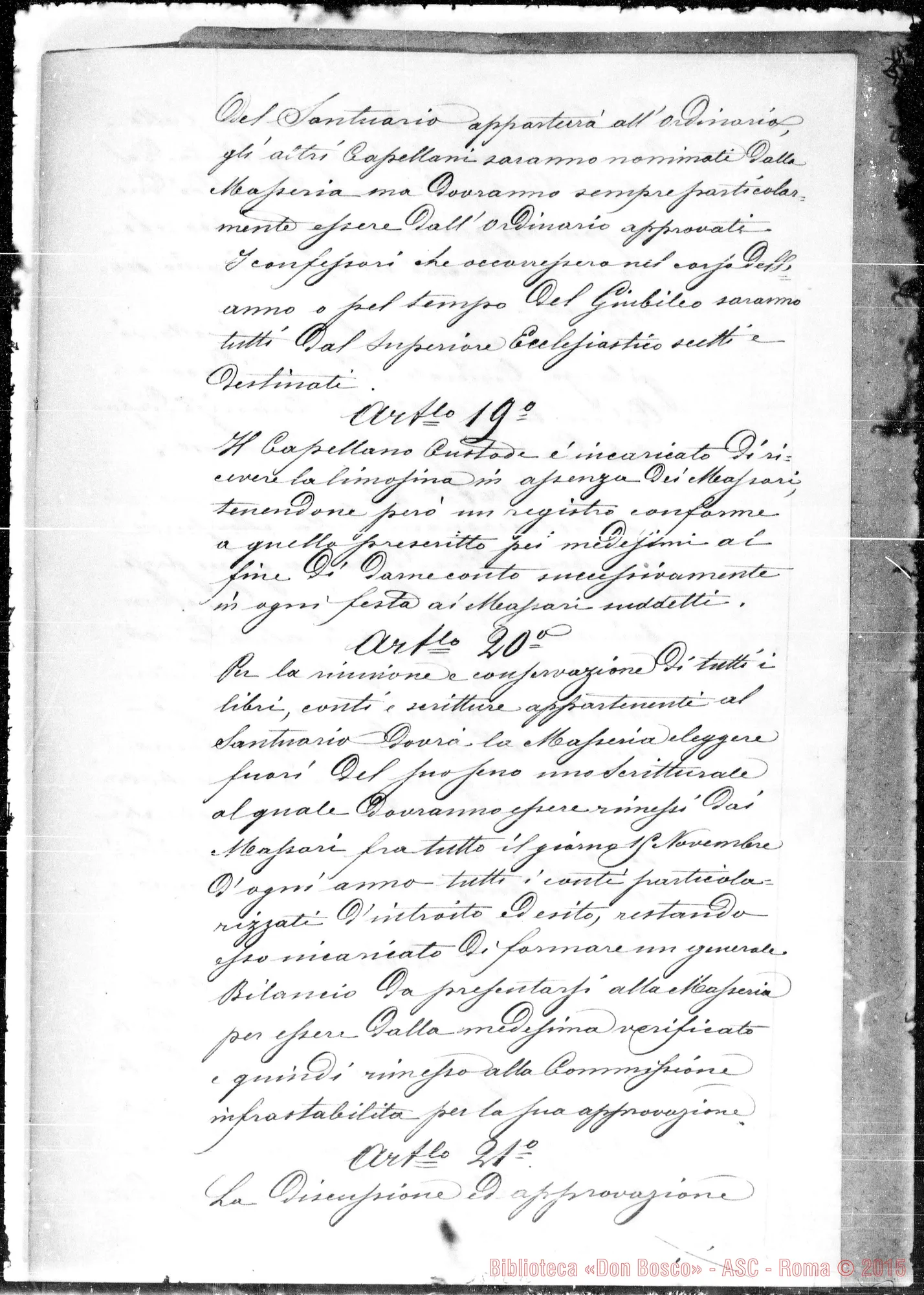 Fotogramma E 10 — Regie… E Regolamento per la…