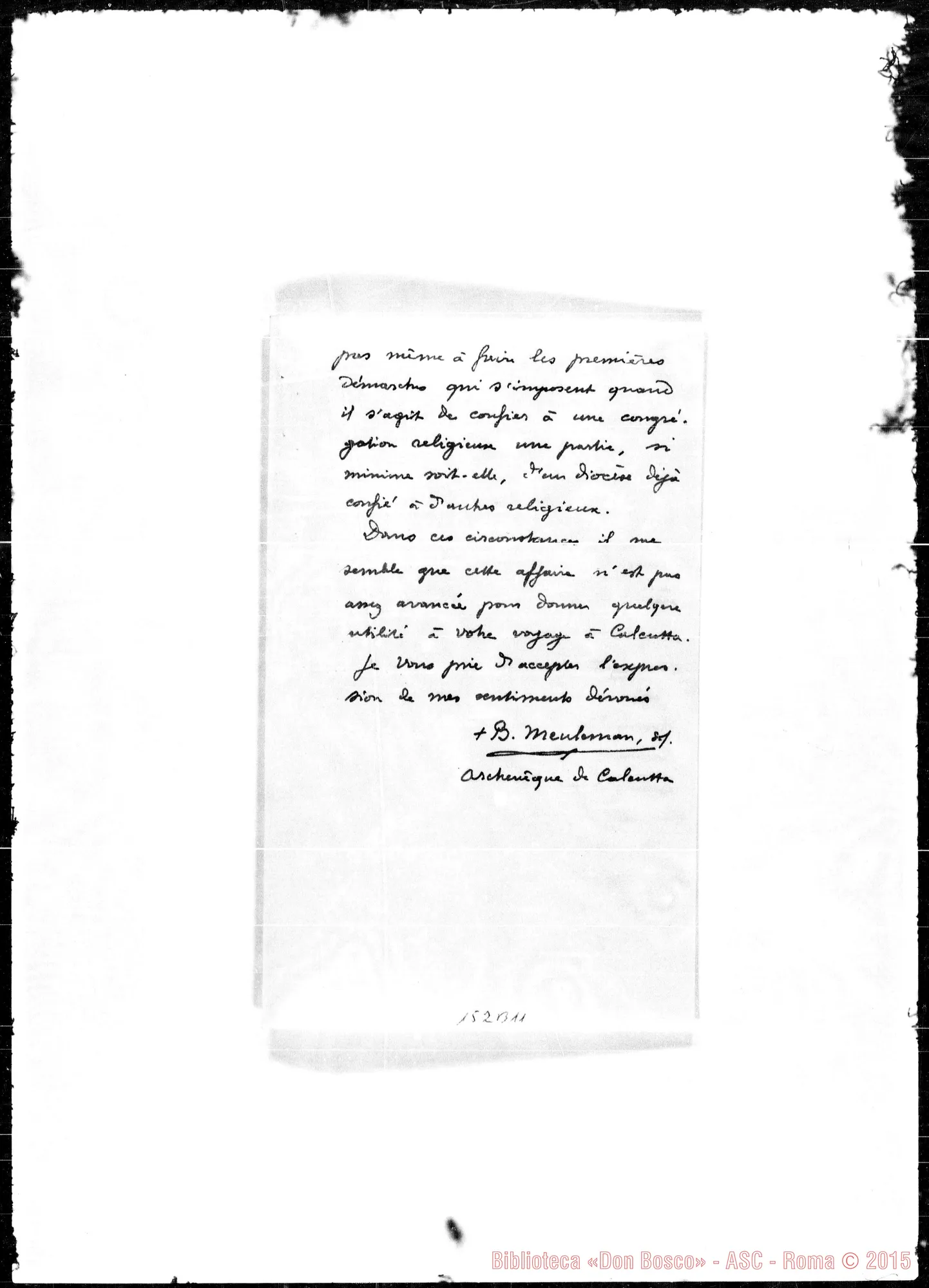 Fotogramma B 11 — Meuleman Brizio, arciv.-Mon Révérend Père