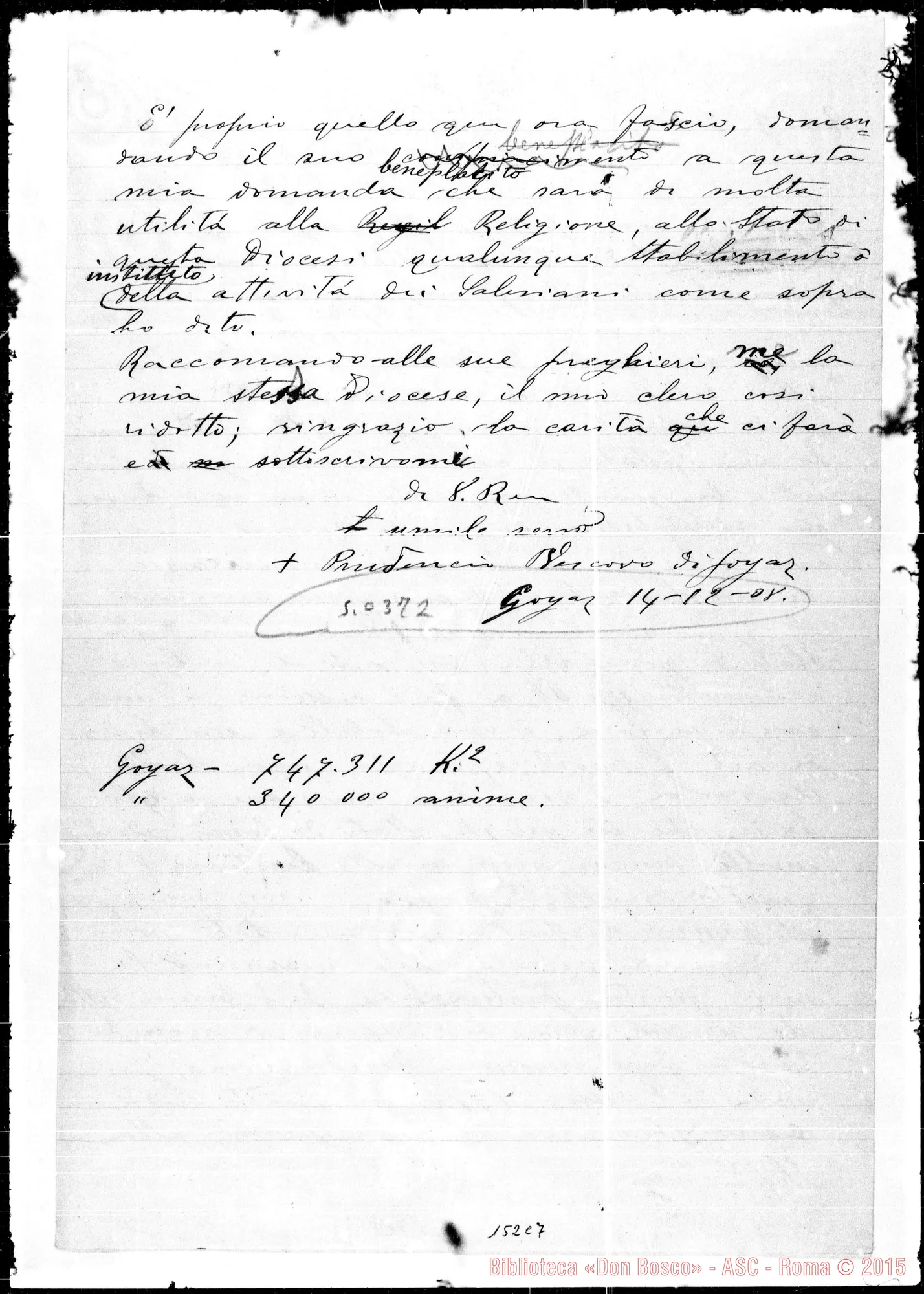 Fotogramma C 7 — Prudencio, vesc. Goyaz-Rua
