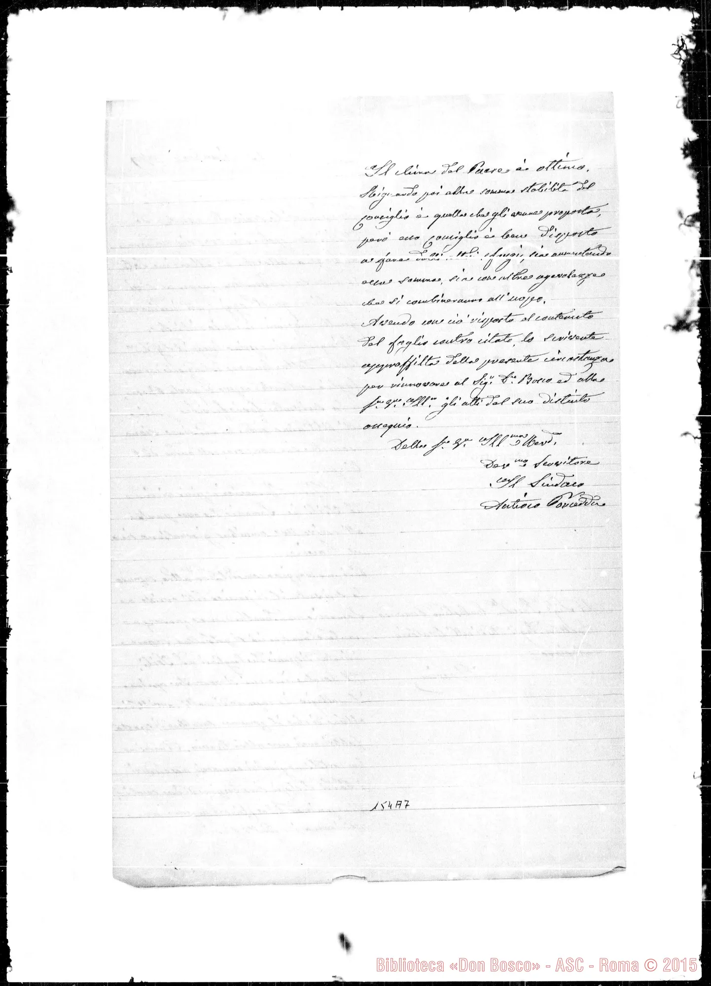 Fotogramma A 7 — Sindaco-Durando