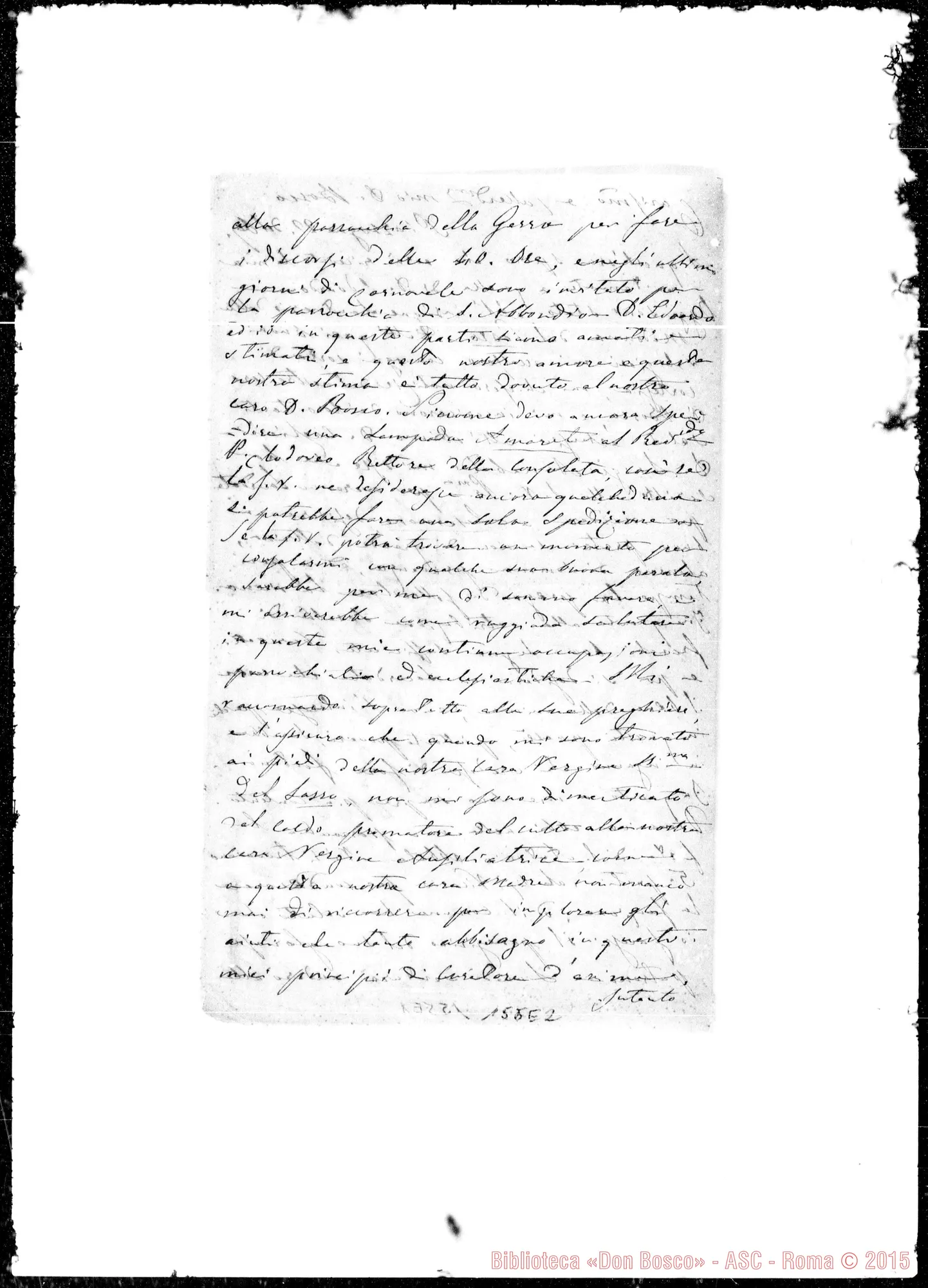 Fotogramma E 2 — Lisernone: Corrispond.: Minella Vincenzo-Bosco