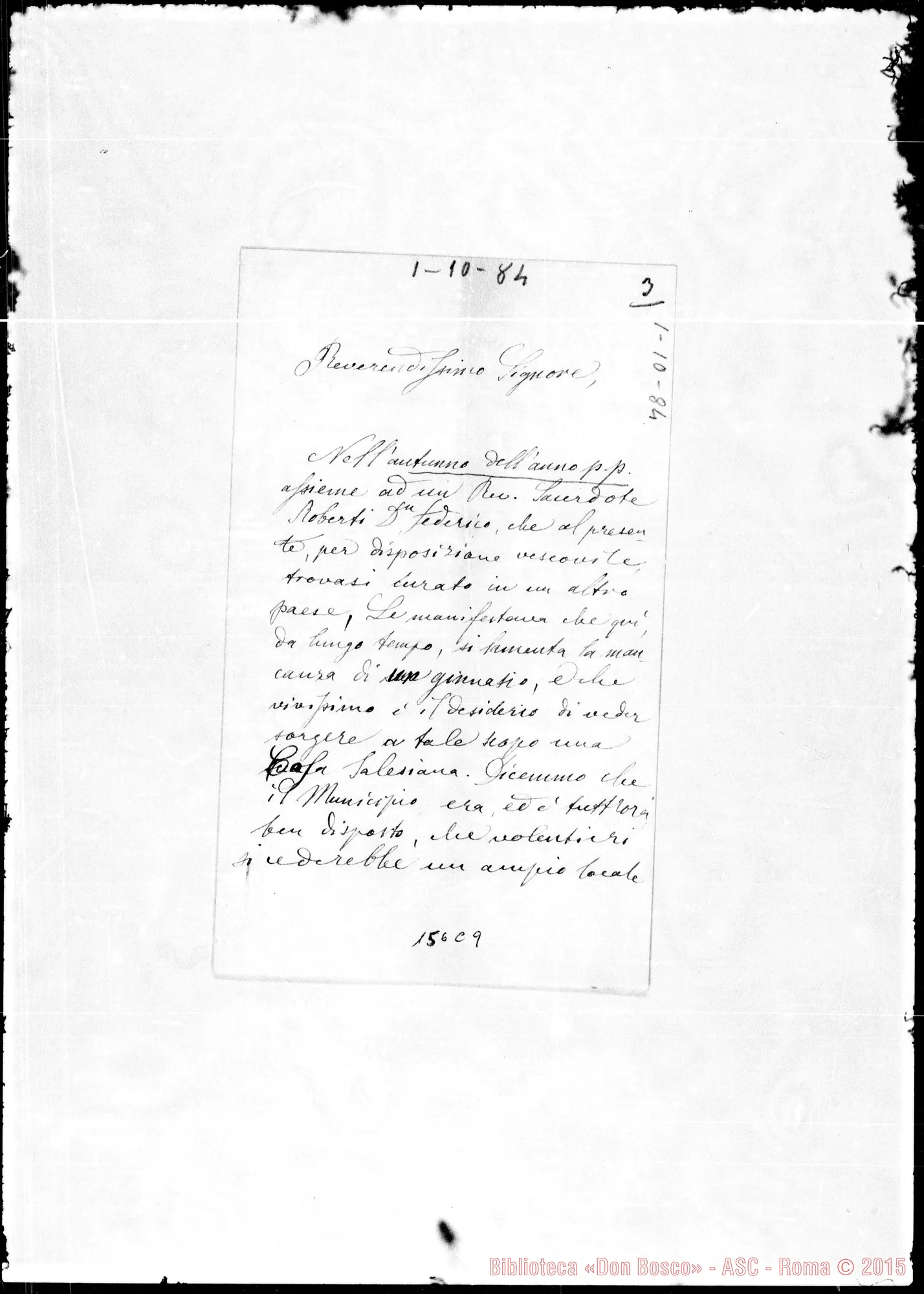 Fotogramma C 9 — Pedezzoli-Rev.mo Signore