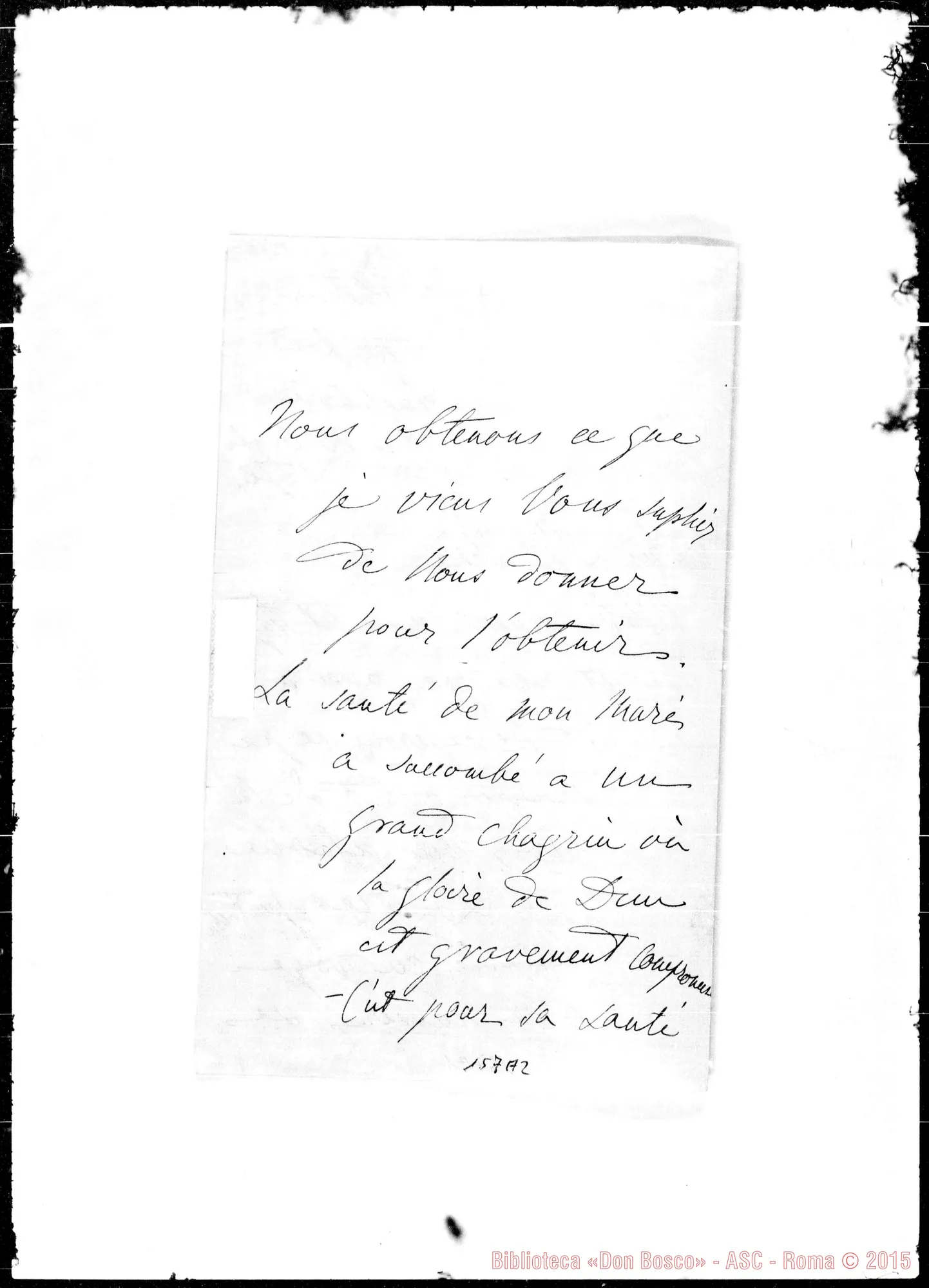 Fotogramma A 2 — I. de la Barre Bodenham-Révérend Pére