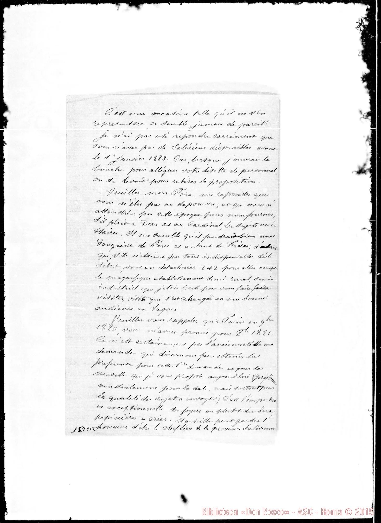 Fotogramma C 12 — Lyon: Corrispond.: Blanchon-Bon Père