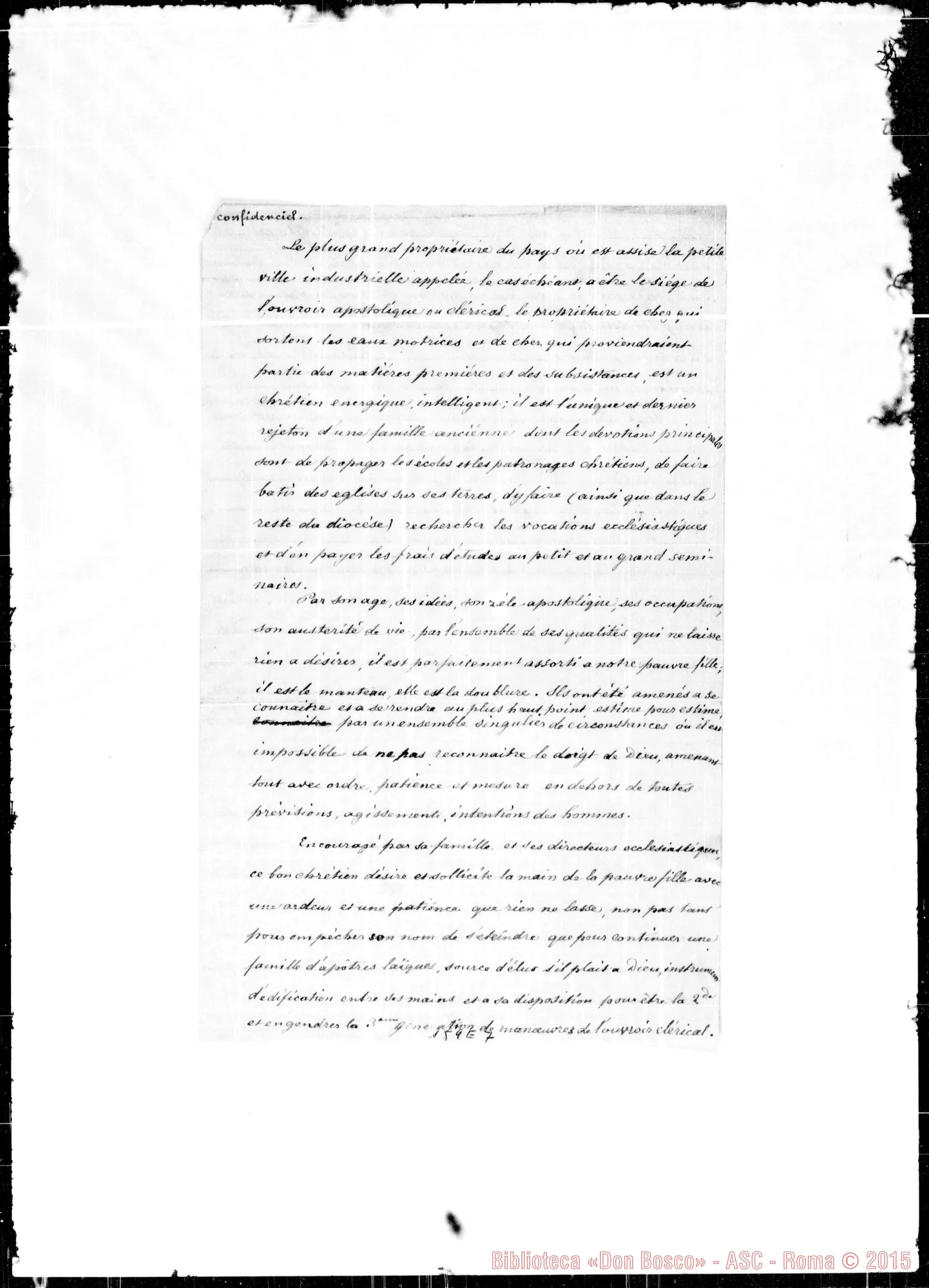 Fotogramma E 7 — «Bonne Mort pour Célibataires religieux et de bonne compagnie»