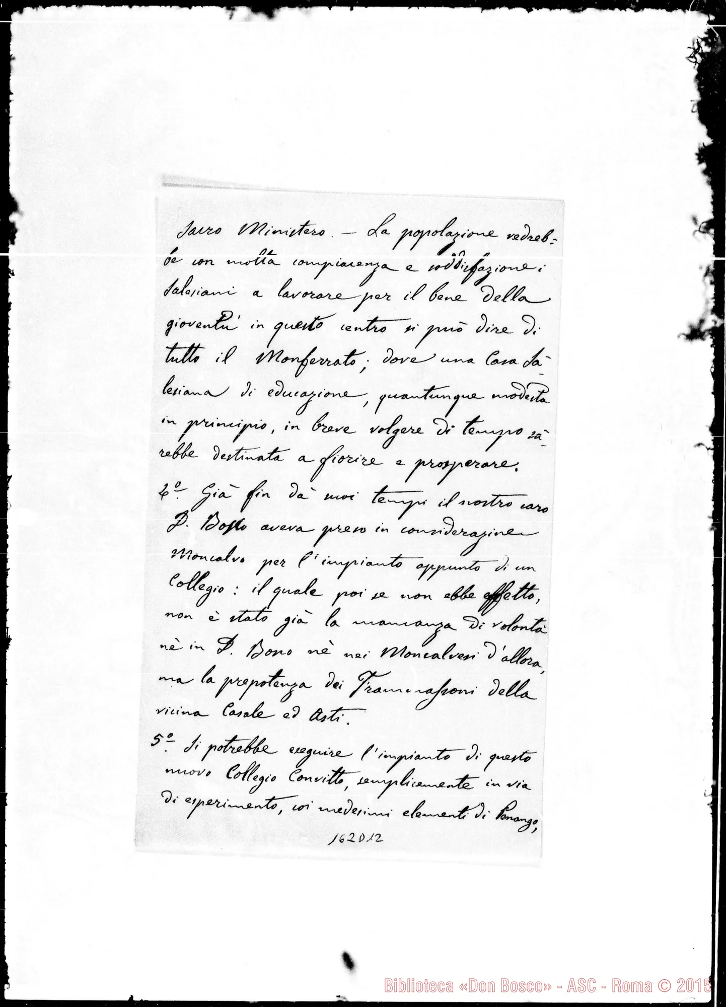 Fotogramma D 12 — Lupano Costantino: Promemoria
