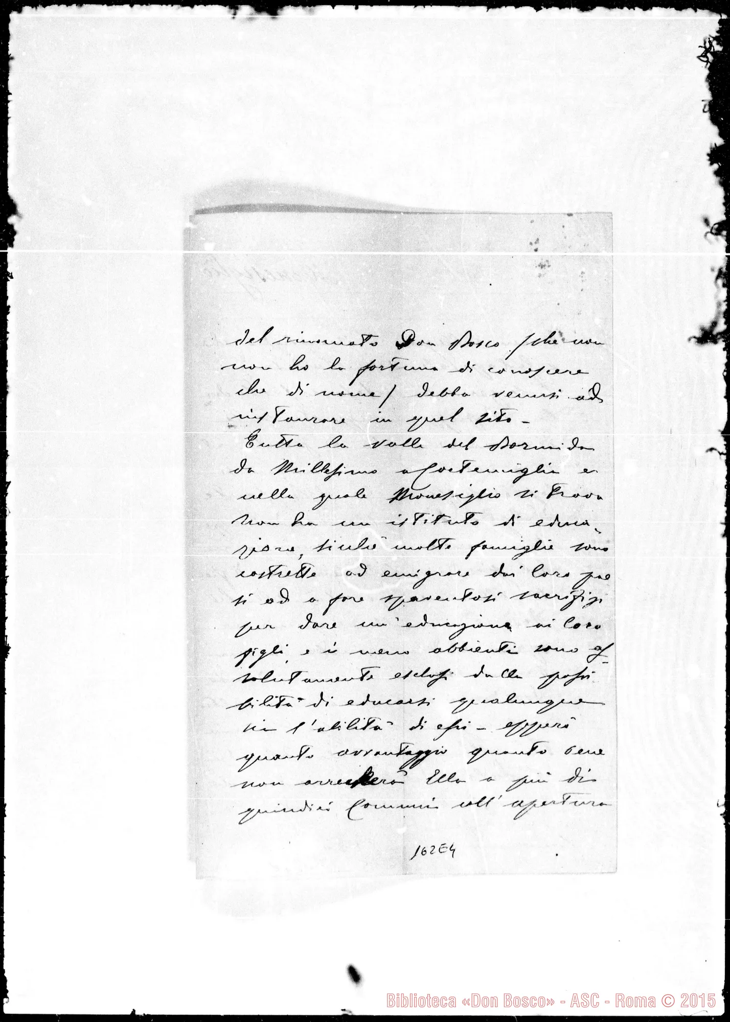 Fotogramma E 4 — Monesiglio: Corrispond.: A.B.-Benemerito Signore