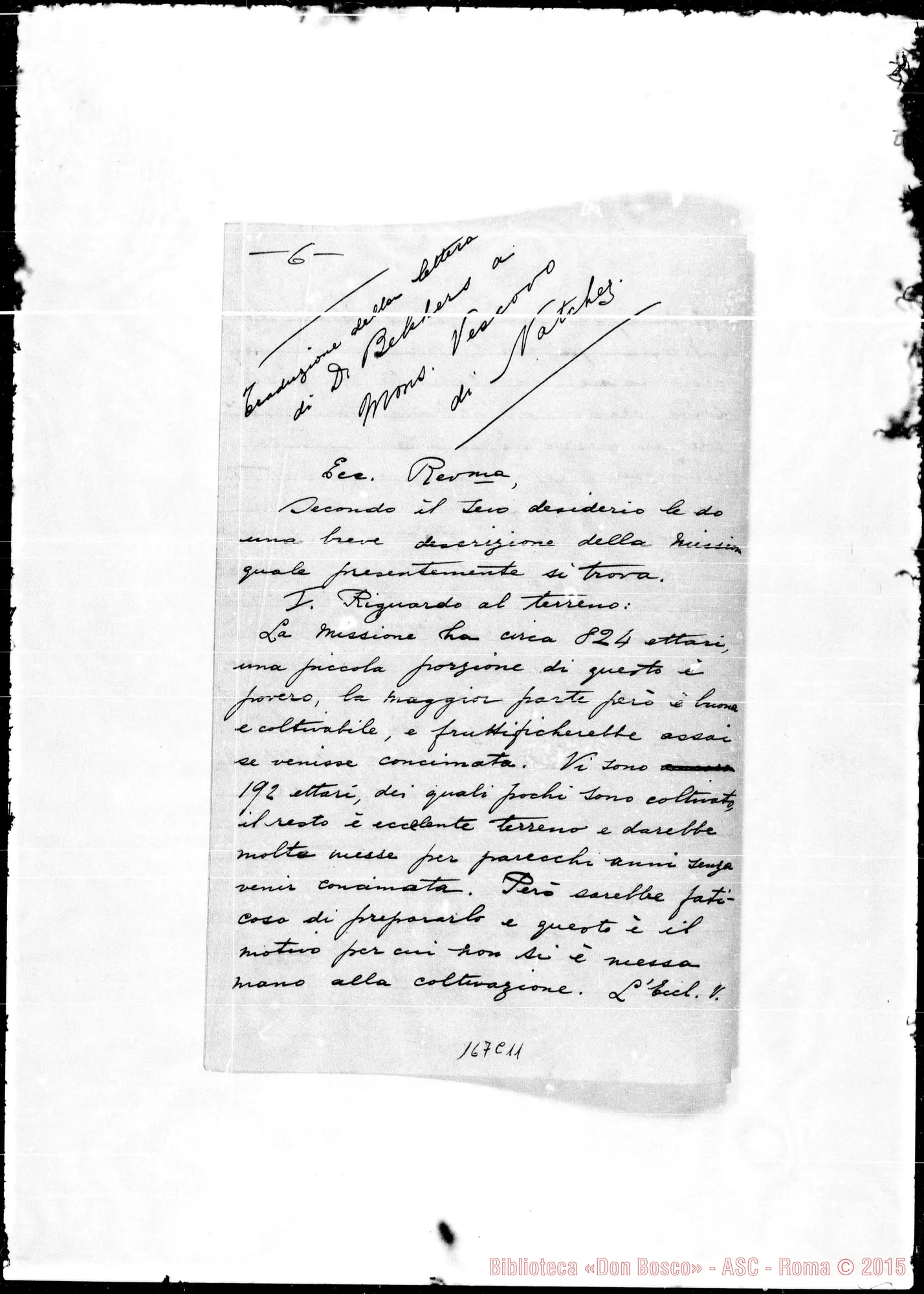 Fotogramma C 11 — Traduzione di lettere