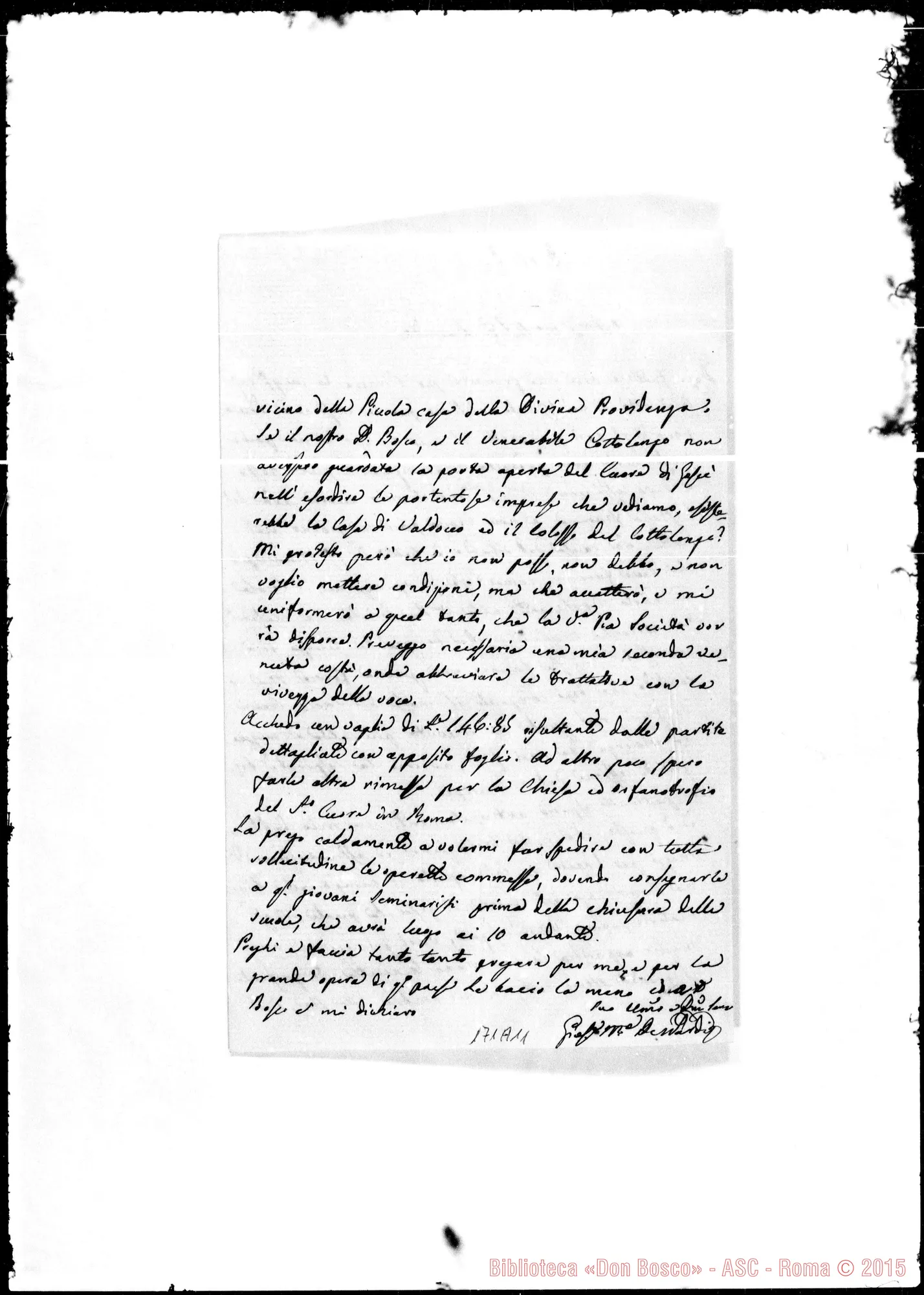Fotogramma A 11 — Giuseppe Maria, sacerd.-Durando