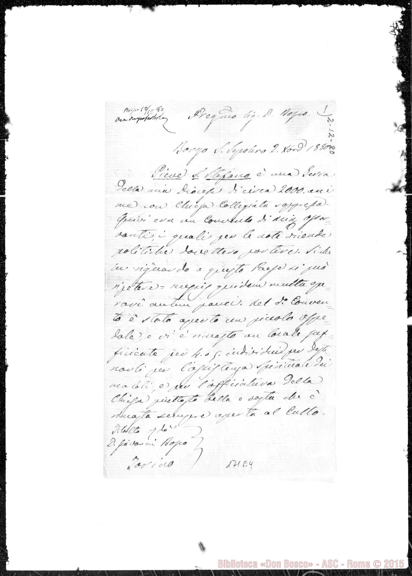 Fotogramma E 4 — Giustino Puletti, vesc.-Bosco