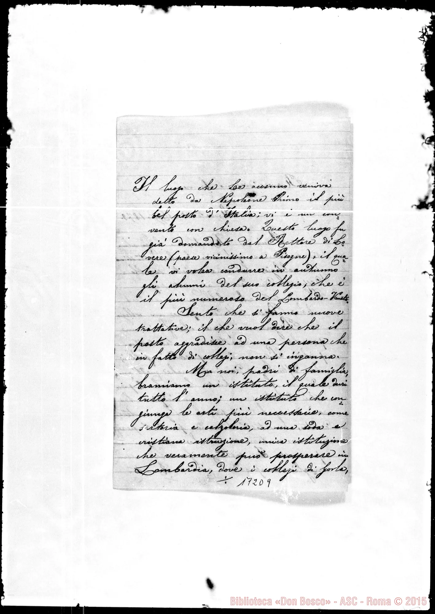 Fotogramma D 9 — C. Ondei-Rev.mo Signore
