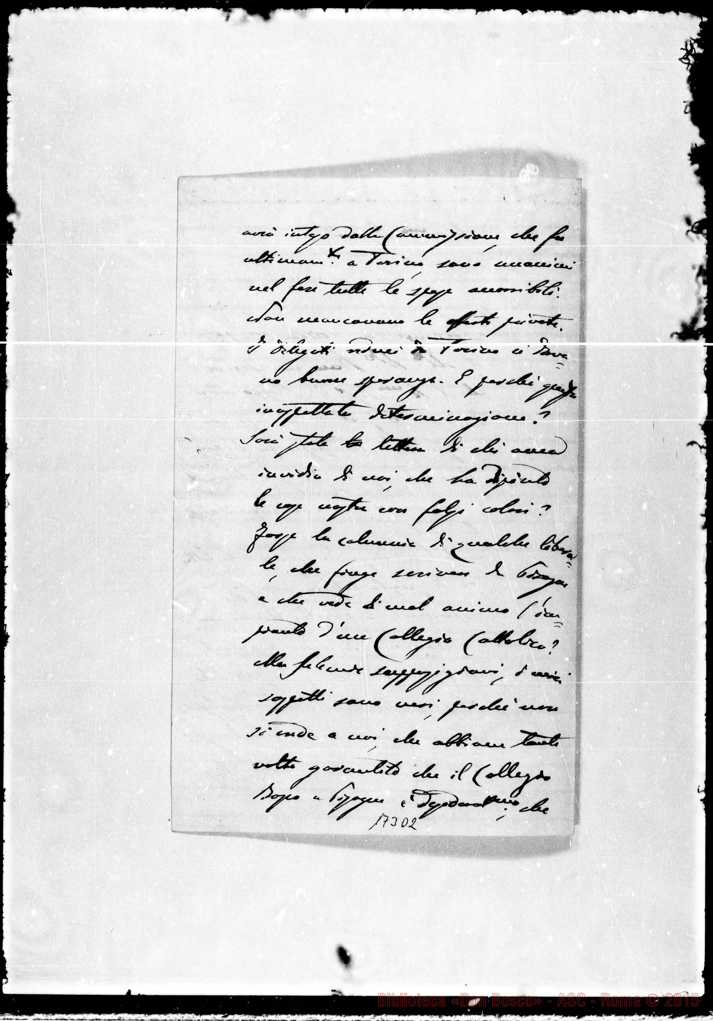 Fotogramma D 2 — Francesco, Arcipr.-Rev.mo Signore