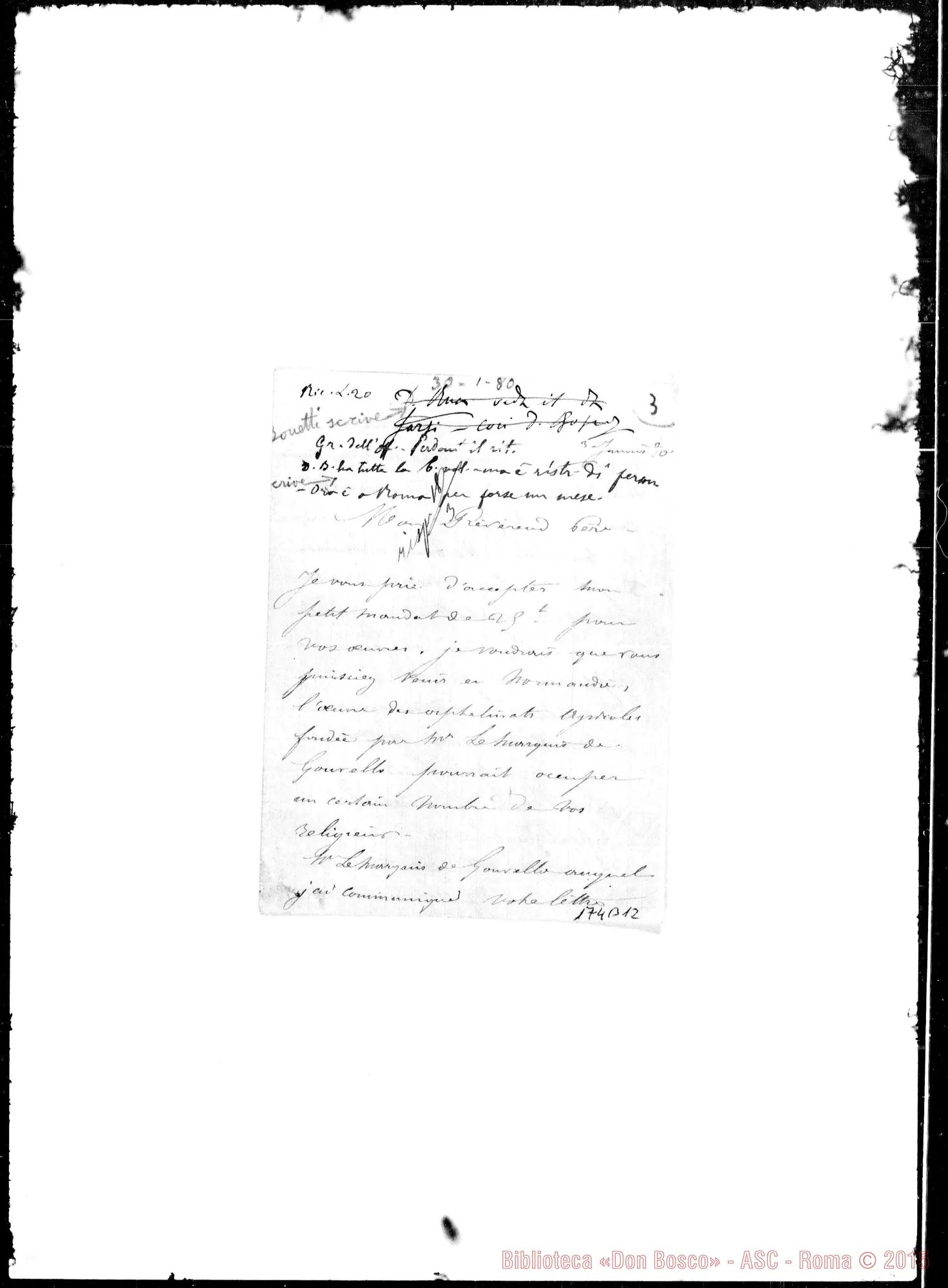 Fotogramma B 12 — A. Gamare-Mon Révérend Père