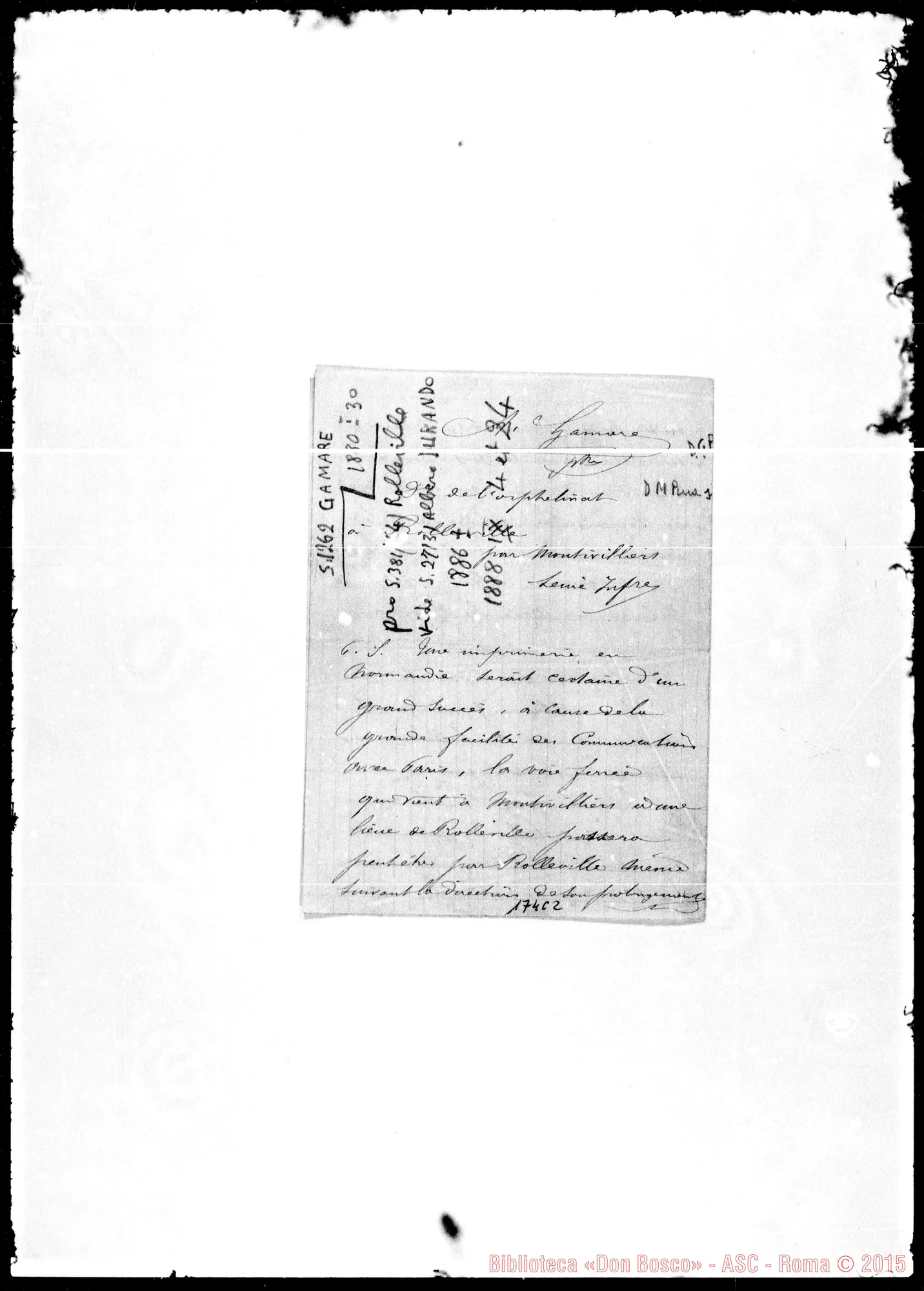 Fotogramma C 2 — A. Gamare-Mon Révérend Père
