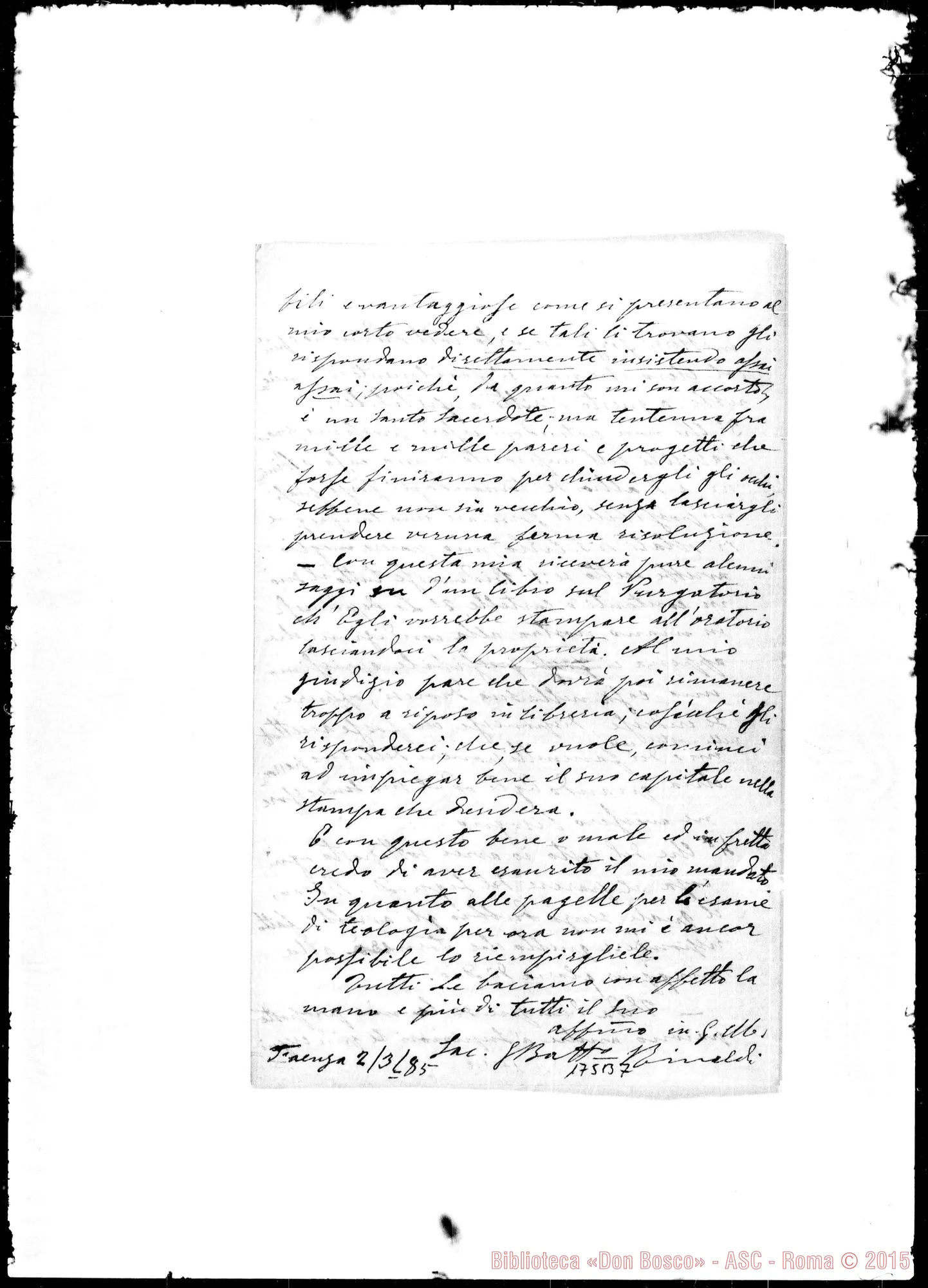 Fotogramma B 7 — G. Batt. Rinaldi-Durando