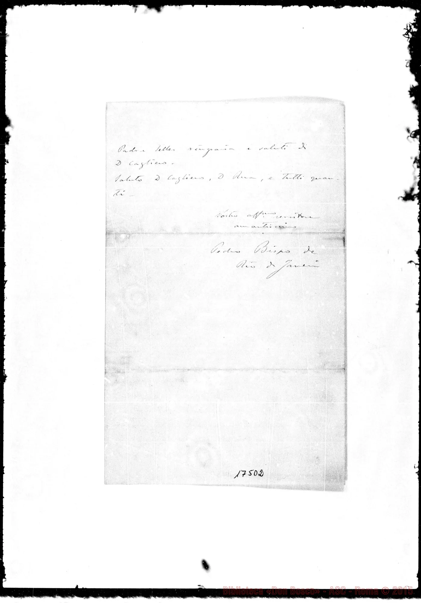 Fotogramma D 2 — Pedro, vesc.-Bosco
