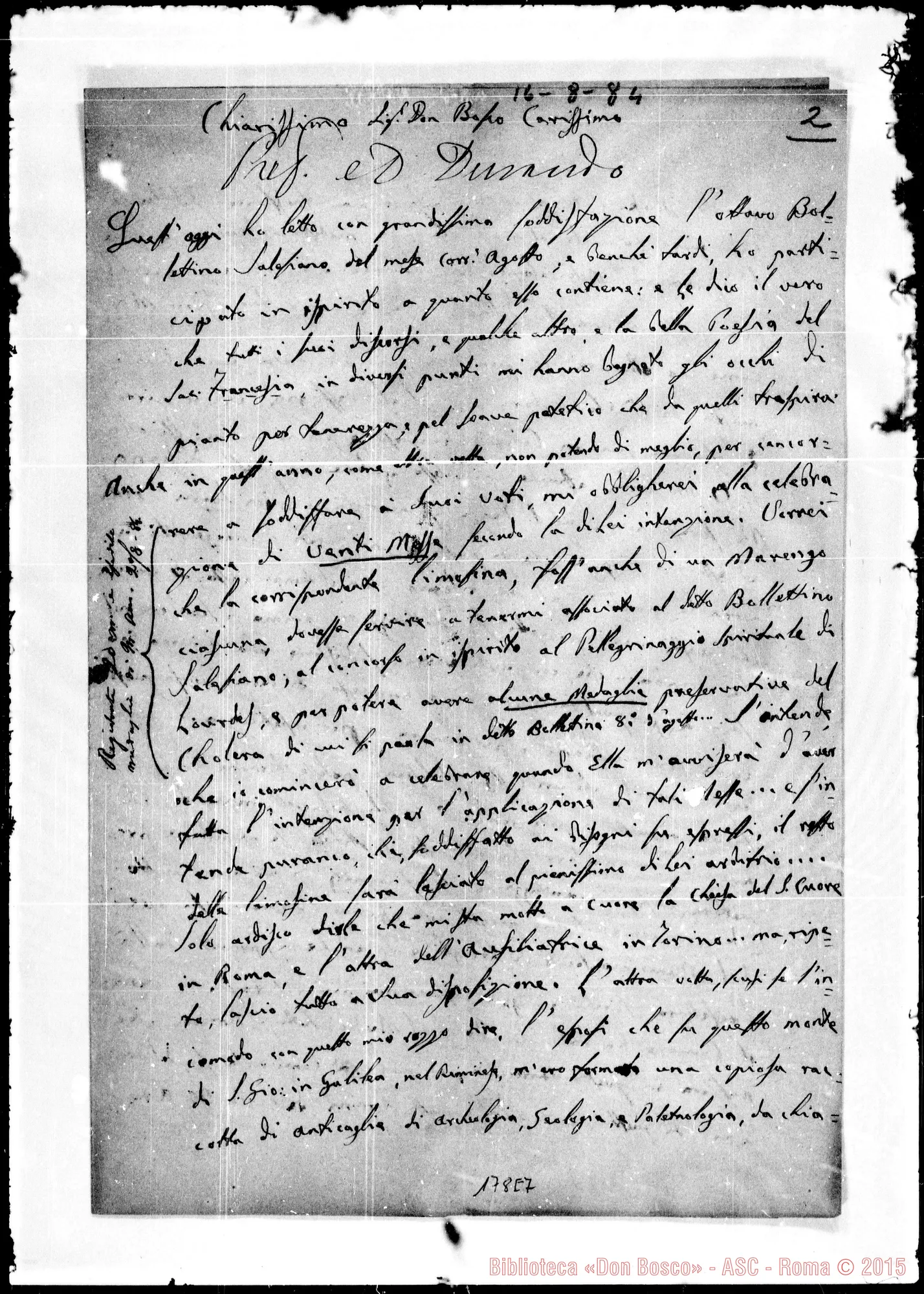 Fotogramma E 7 — S. Giovanni in Galilea: Corrispond.: Francesco Renzi-Bosco