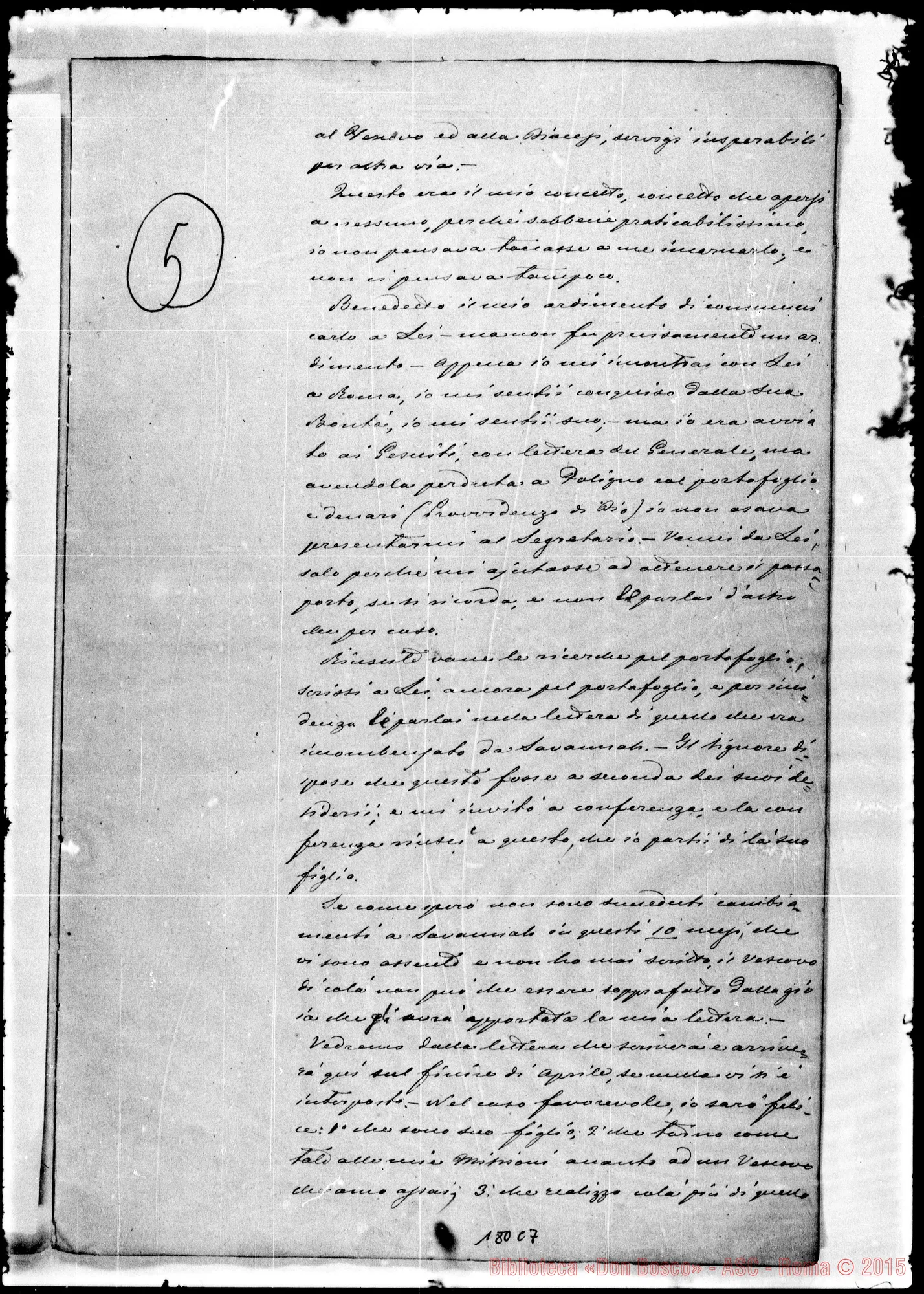 Fotogramma C 7 — Savannah: Memorandum per le opere che si devono fondare A Savannah