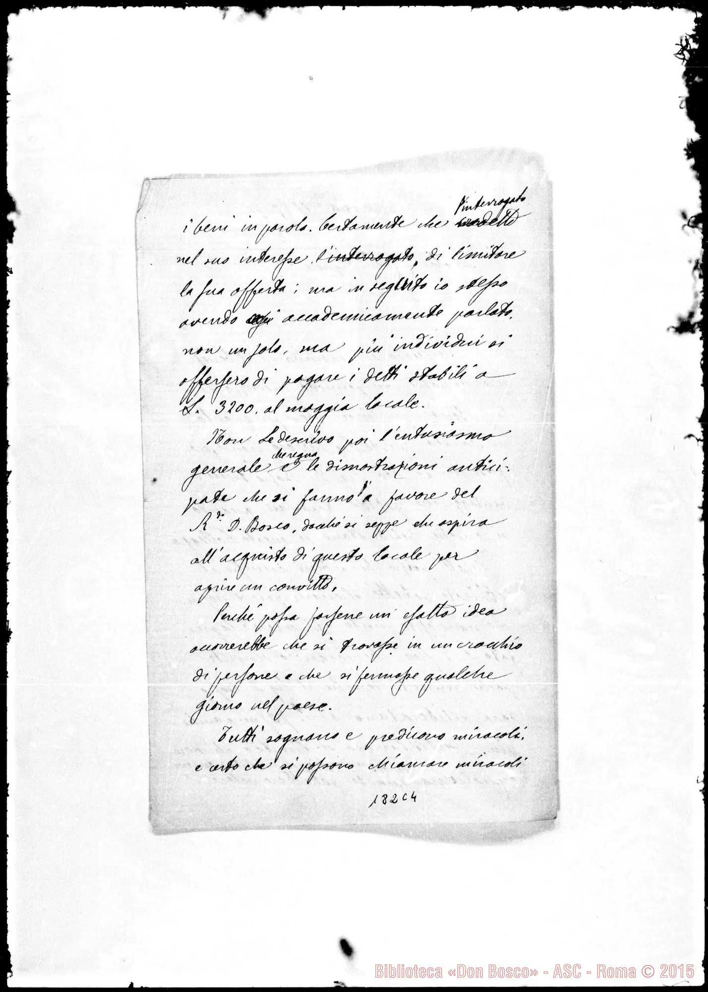 Fotogramma C 4 — L. Patrucco-Molto Rev.do Signore