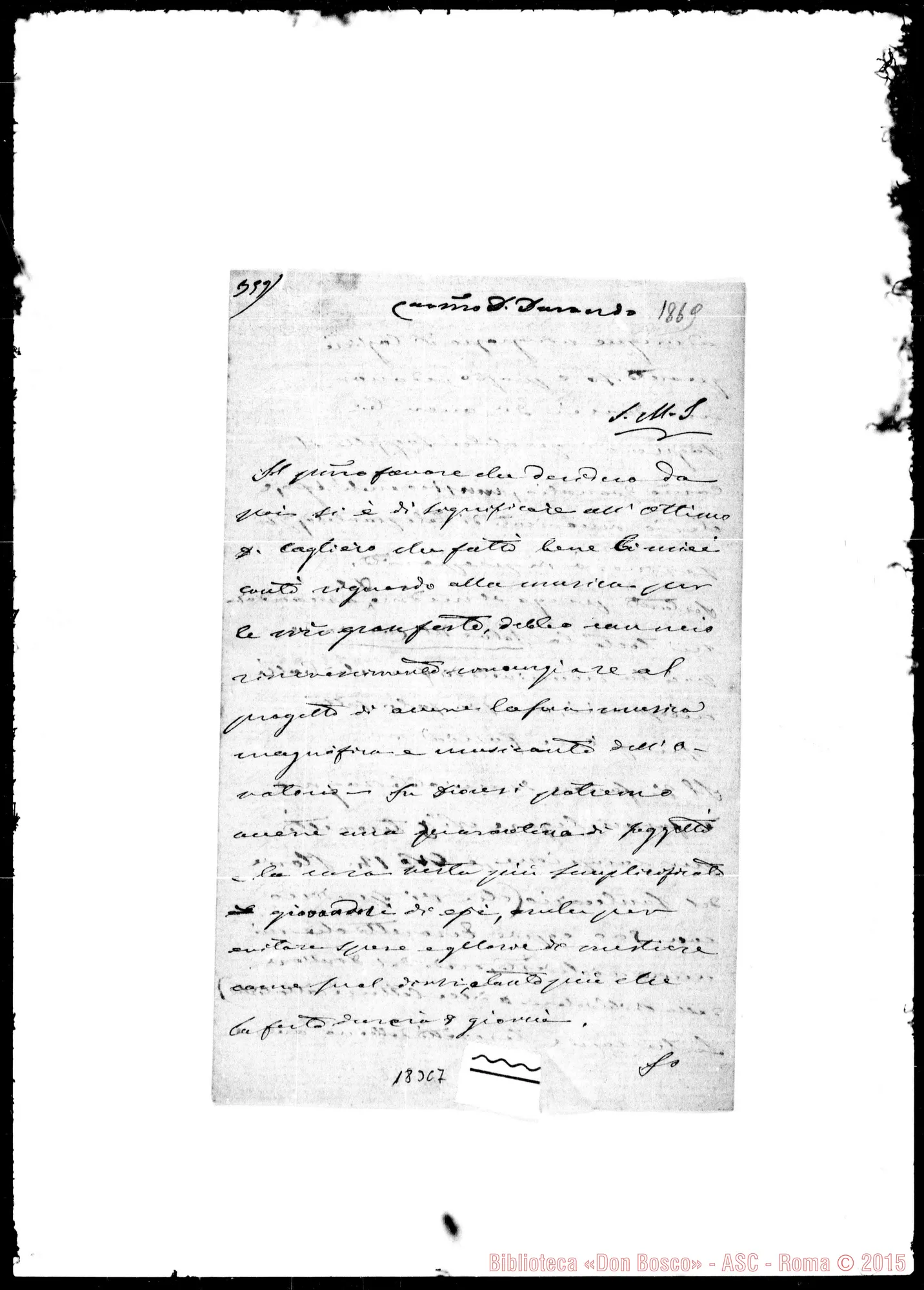 Fotogramma C 7 — Treviso: Corrispond.: Placido Pozzi, Vie. Generale-Durando