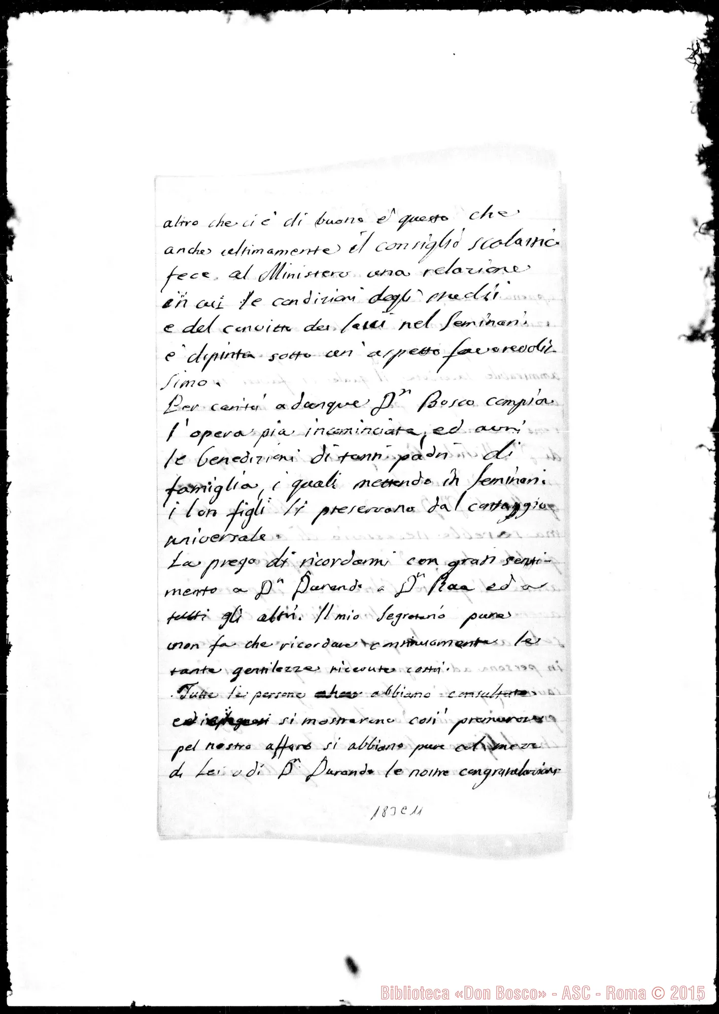 Fotogramma C 11 — Federigo Maria Zinelli-Bosco. Autogr. Bosco