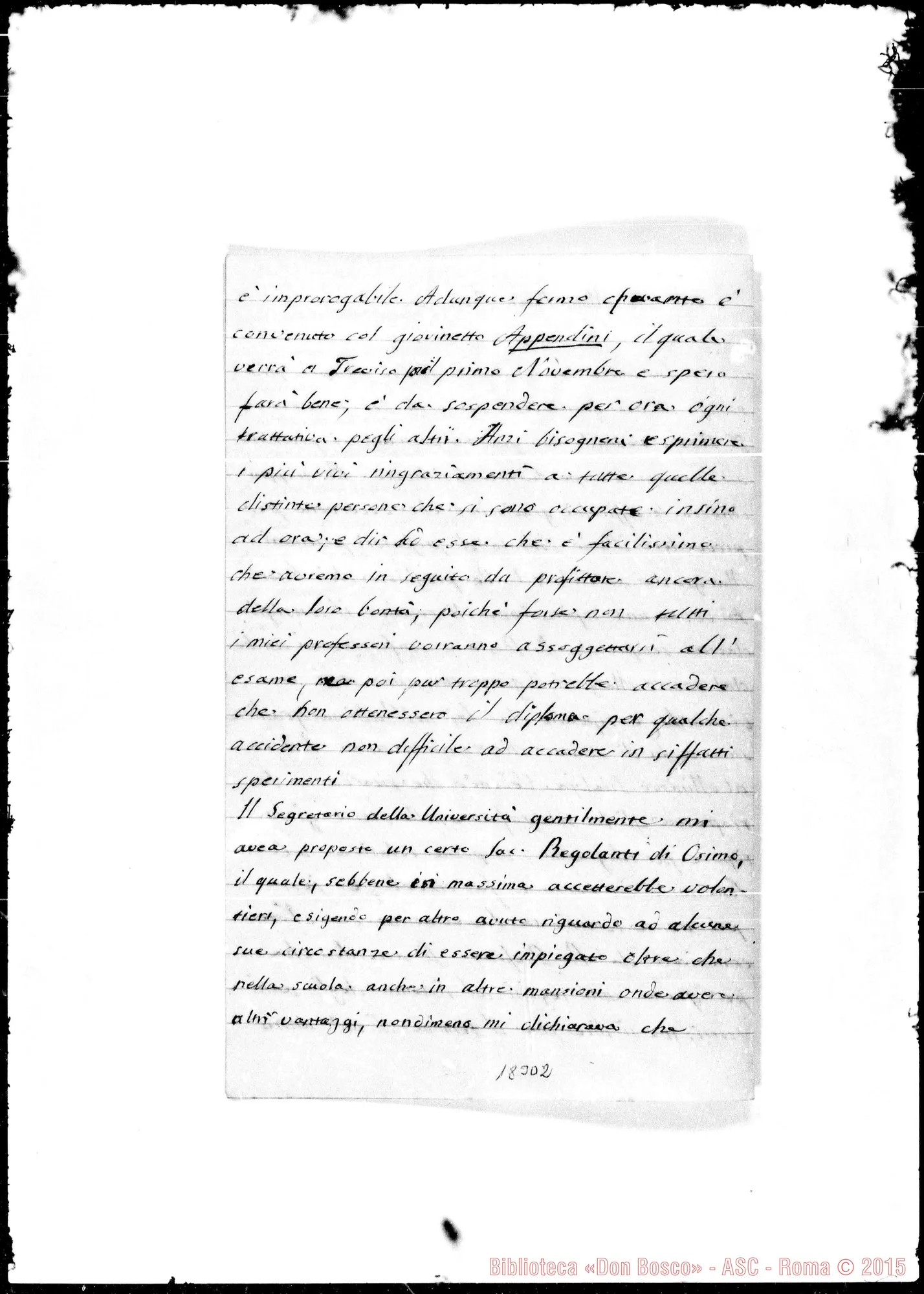 Fotogramma D 2 — Federigo Maria Zenelli-Molto Rev.do Professore