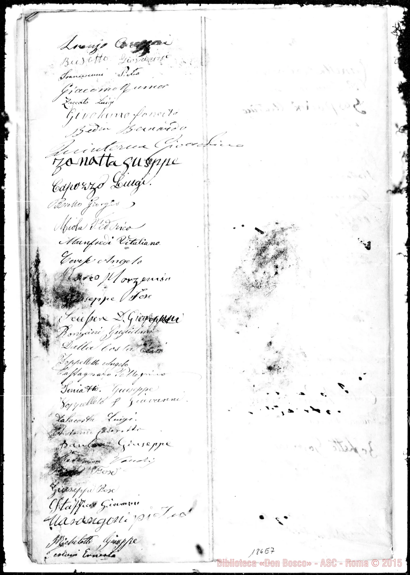 Fotogramma E 7 — Giovanni, vesc.-Molto Rev.do Signore. Firmano i cooper.