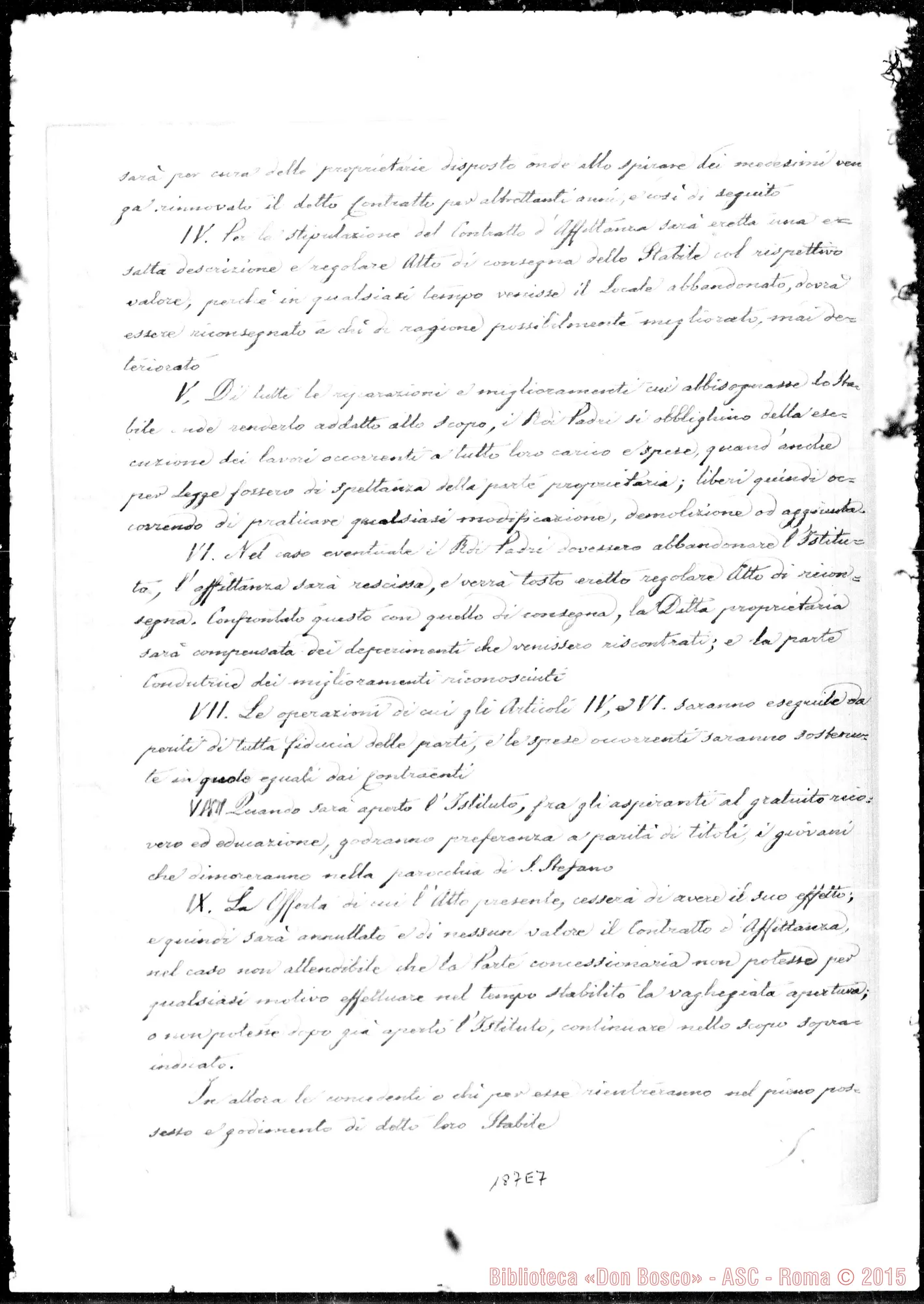 Fotogramma E 7 — Promemoria