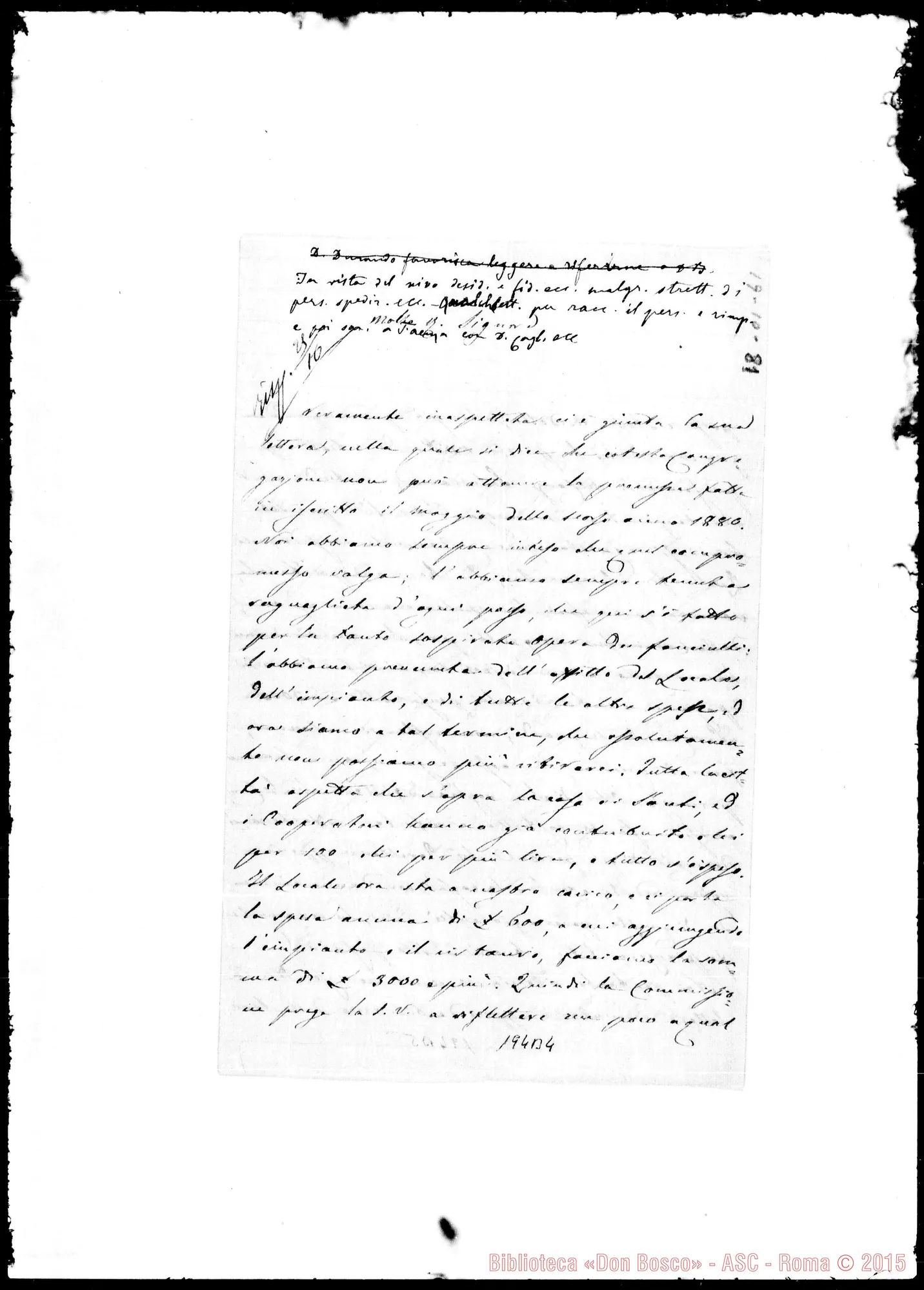 Fotogramma B 4 — Carlo Babini-Molto Rev.do Sig.
