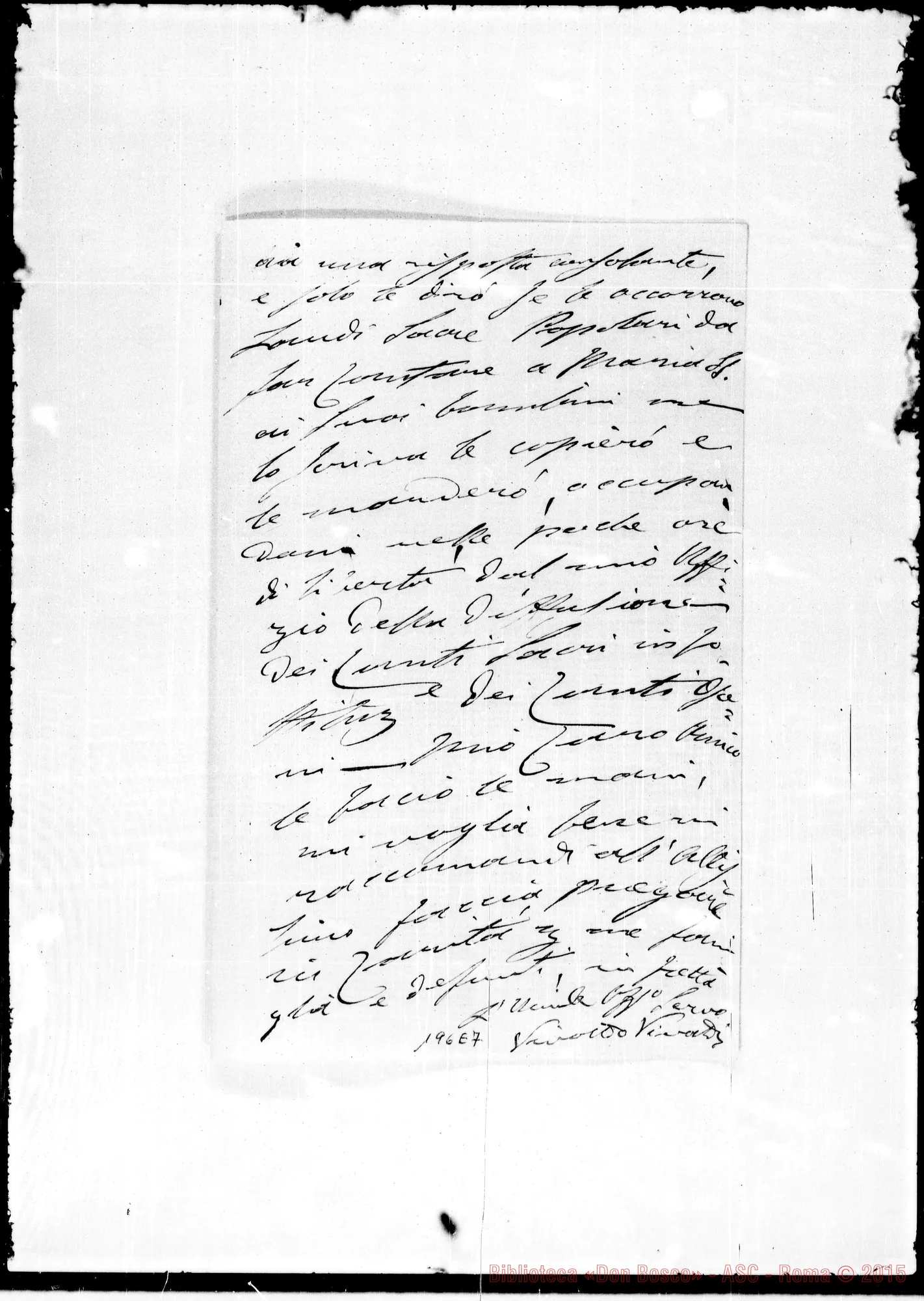 Fotogramma E 7 — V. Vivaldi-Preg.mo Signore