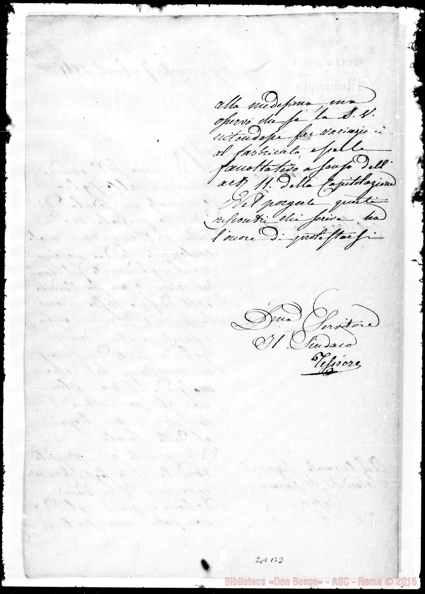 Fotogramma B 2 — Sindaco Lanzo-Bosco