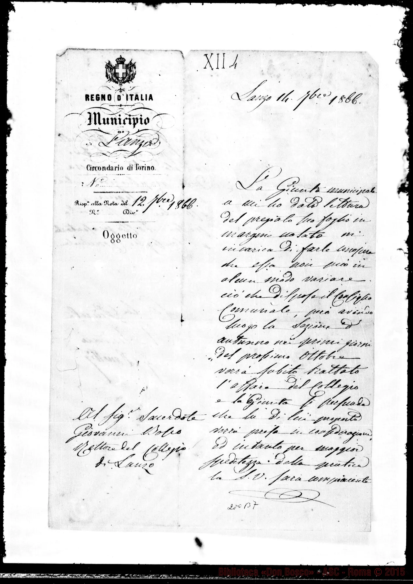Fotogramma B 7 — Sindaco-Bosco