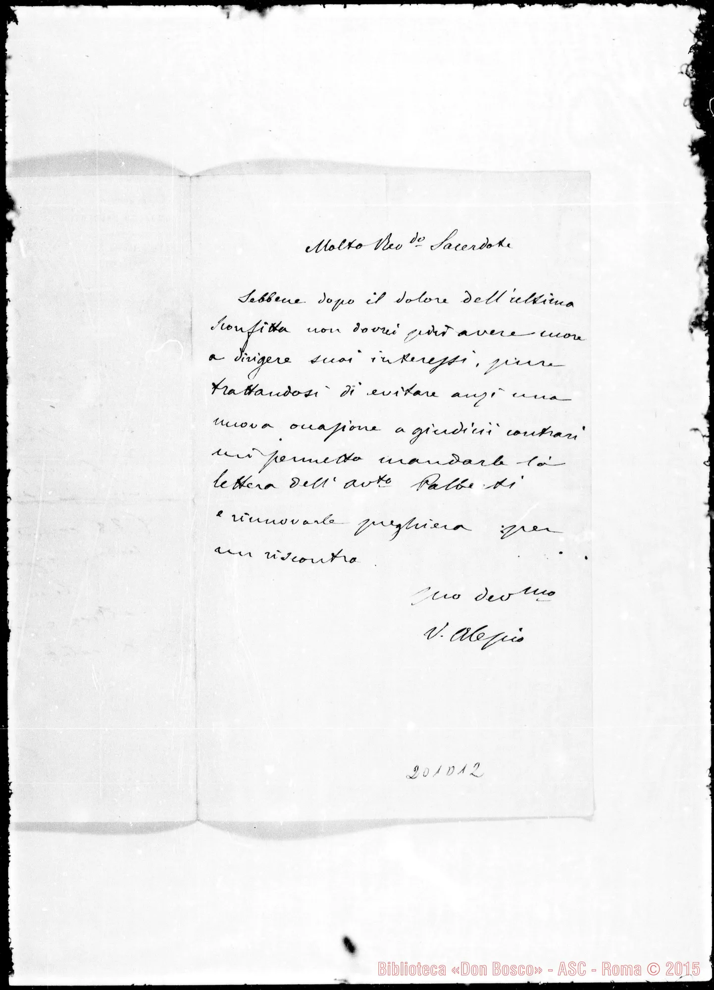 Fotogramma D 12 — Palberti-Carissimo. Acclusa altra da Vittorio Alessio