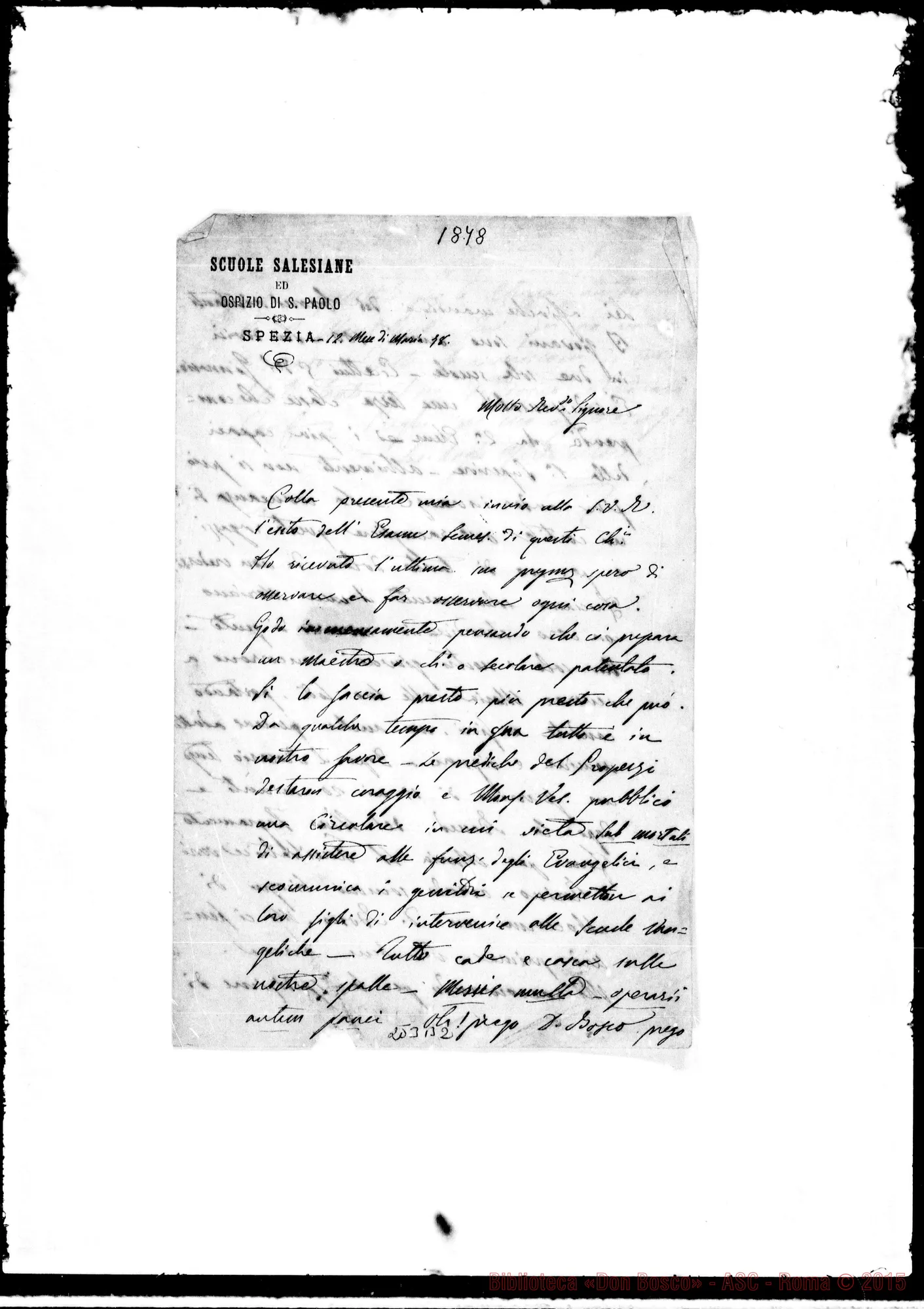 Fotogramma B 2 — Angelo Maria Rocca-Molto Rev.do Sig.