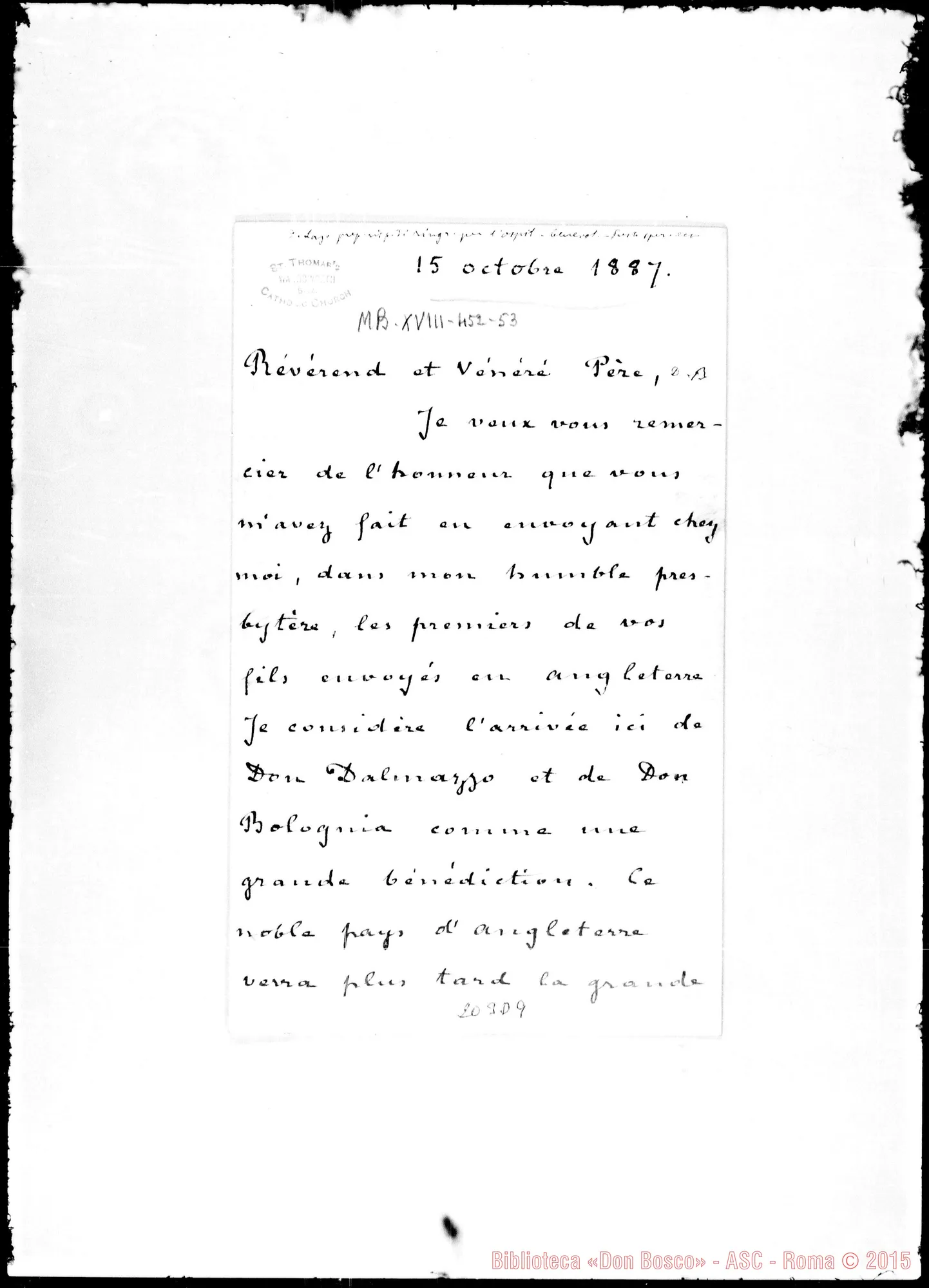 Fotogramma D 9 — Galeran-Mon Révérend Pére