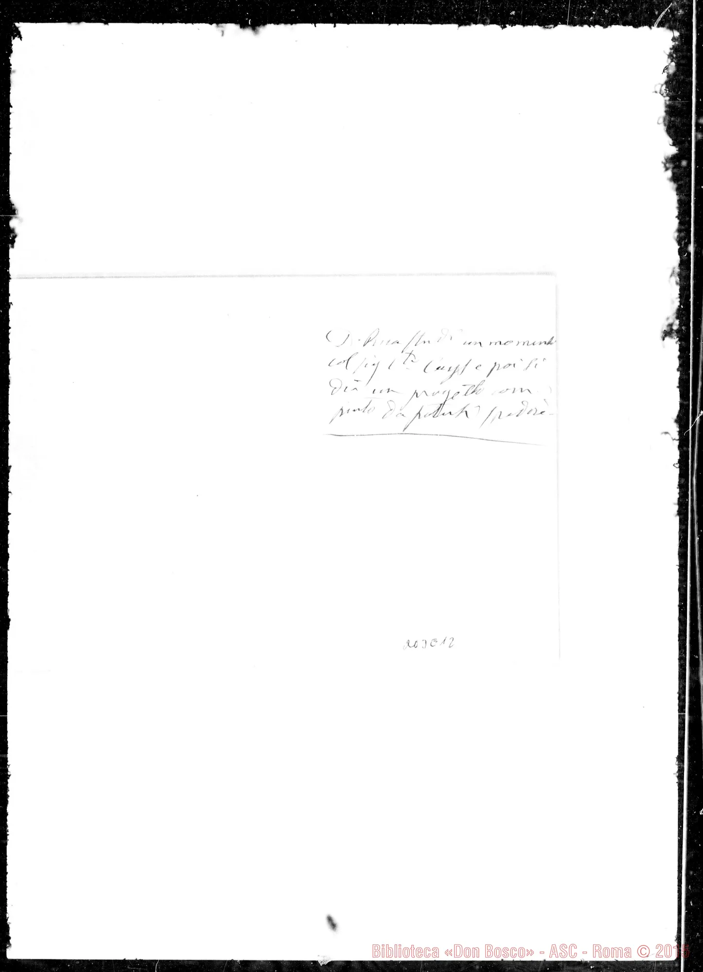 Fotogramma E 12 — Guiol-Cher E Vénéré Pére. Autogr. Bosco