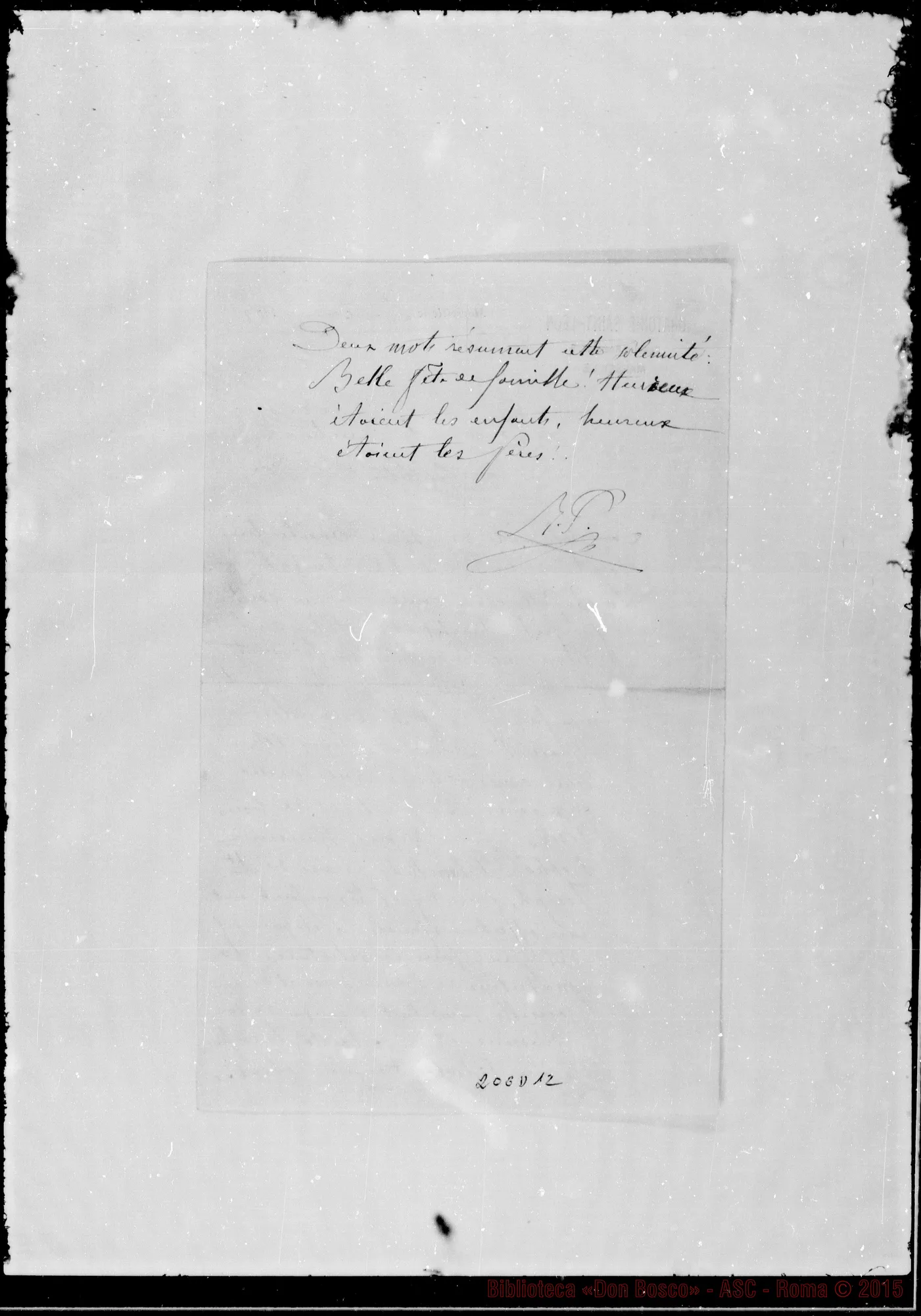 Fotogramma D 12 — R.P.-Directeur du Bulletin