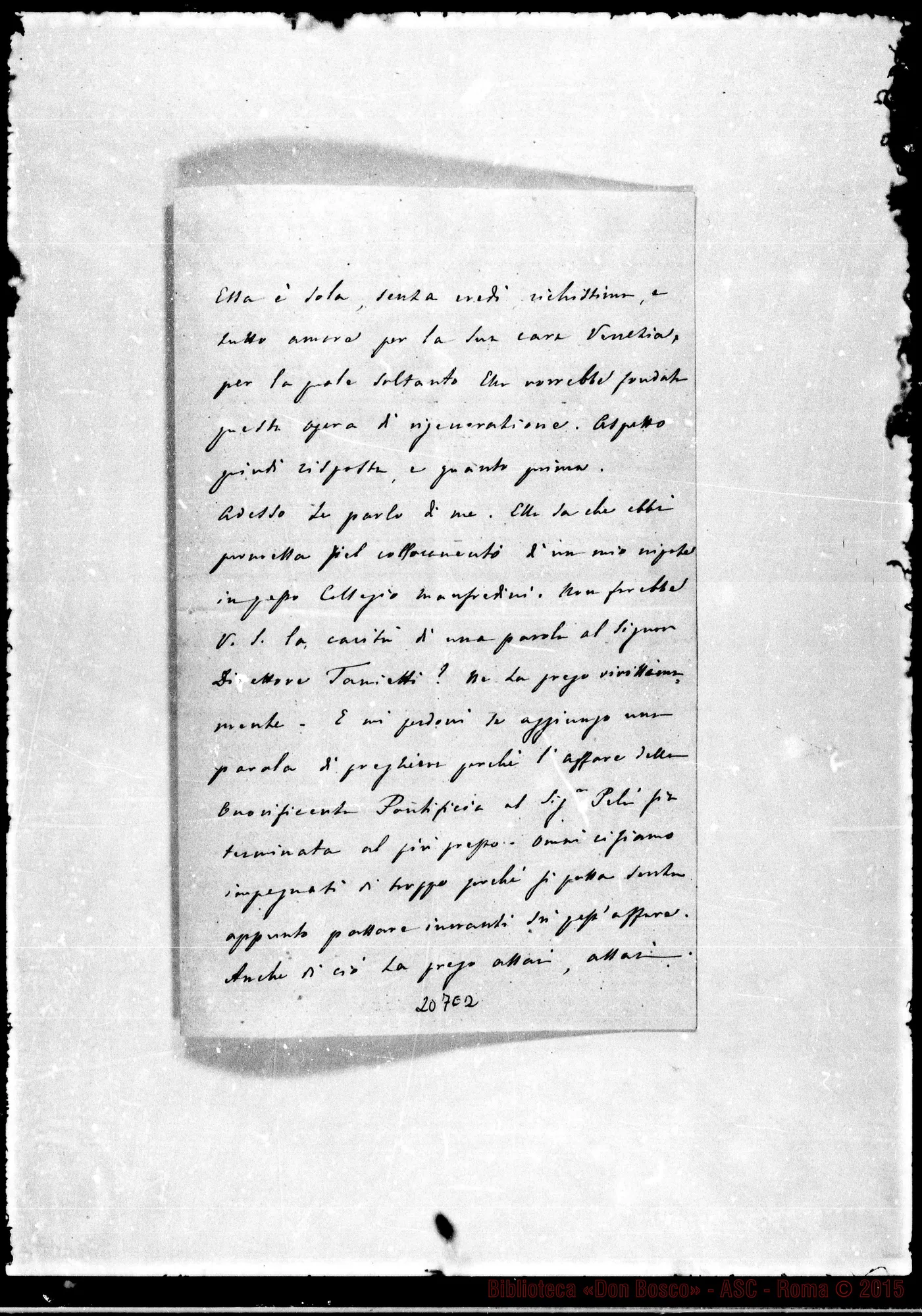 Fotogramma E 2 — Mogliano V.: Agostino Perin-Rev.mo Padre