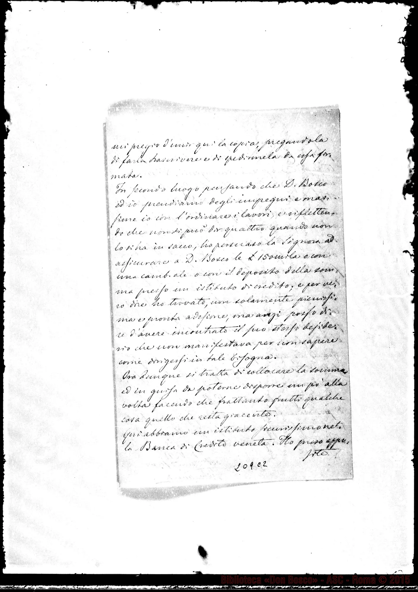 Fotogramma C 2 — Pietro Saccardo-Molto Rev.do Sig.